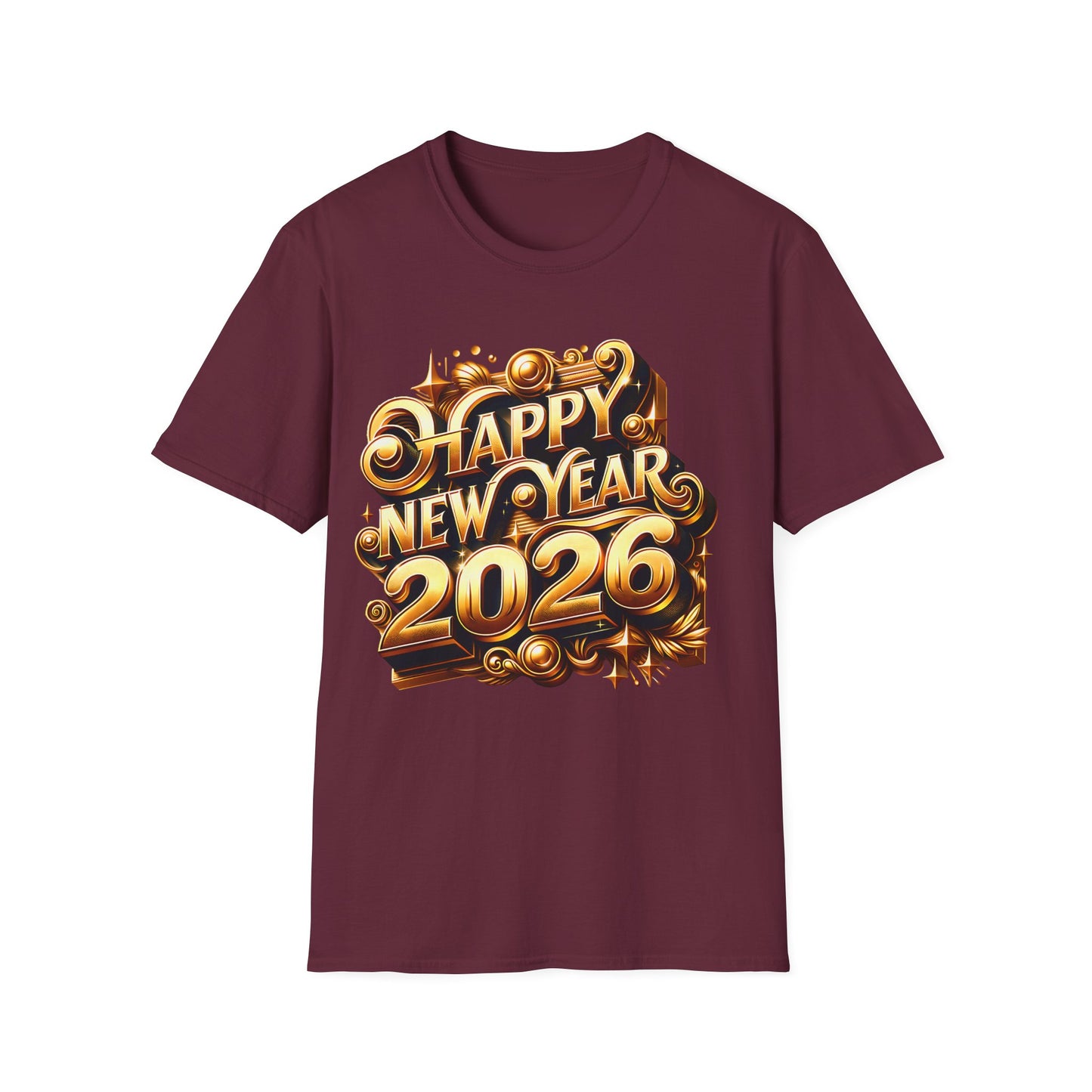 Happy New Year 2026 Softstyle T-Shirt