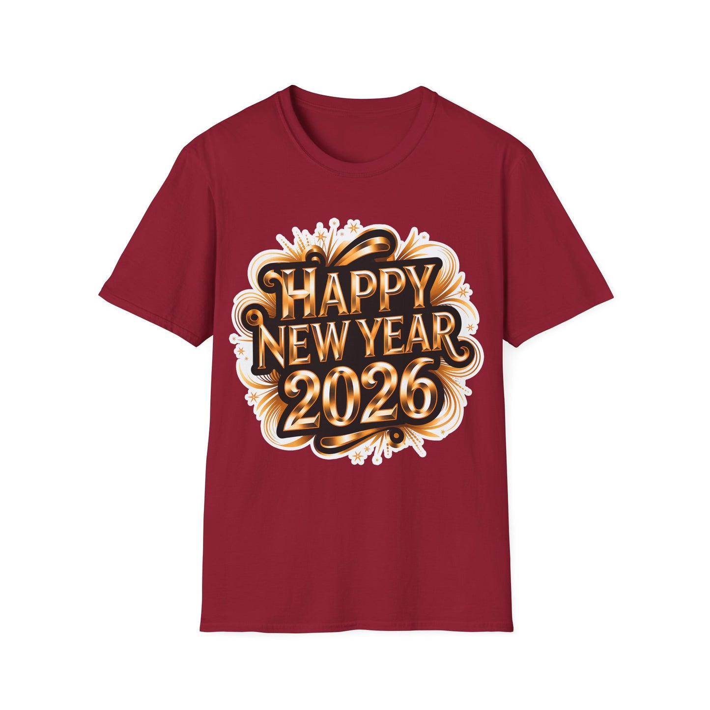 Happy New Year2026 Unisex Softstyle T-Shirt