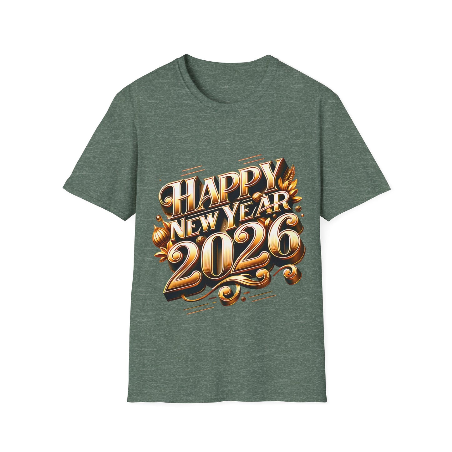 Happy New Year 2026 Unisex Softstyle T-Shirt