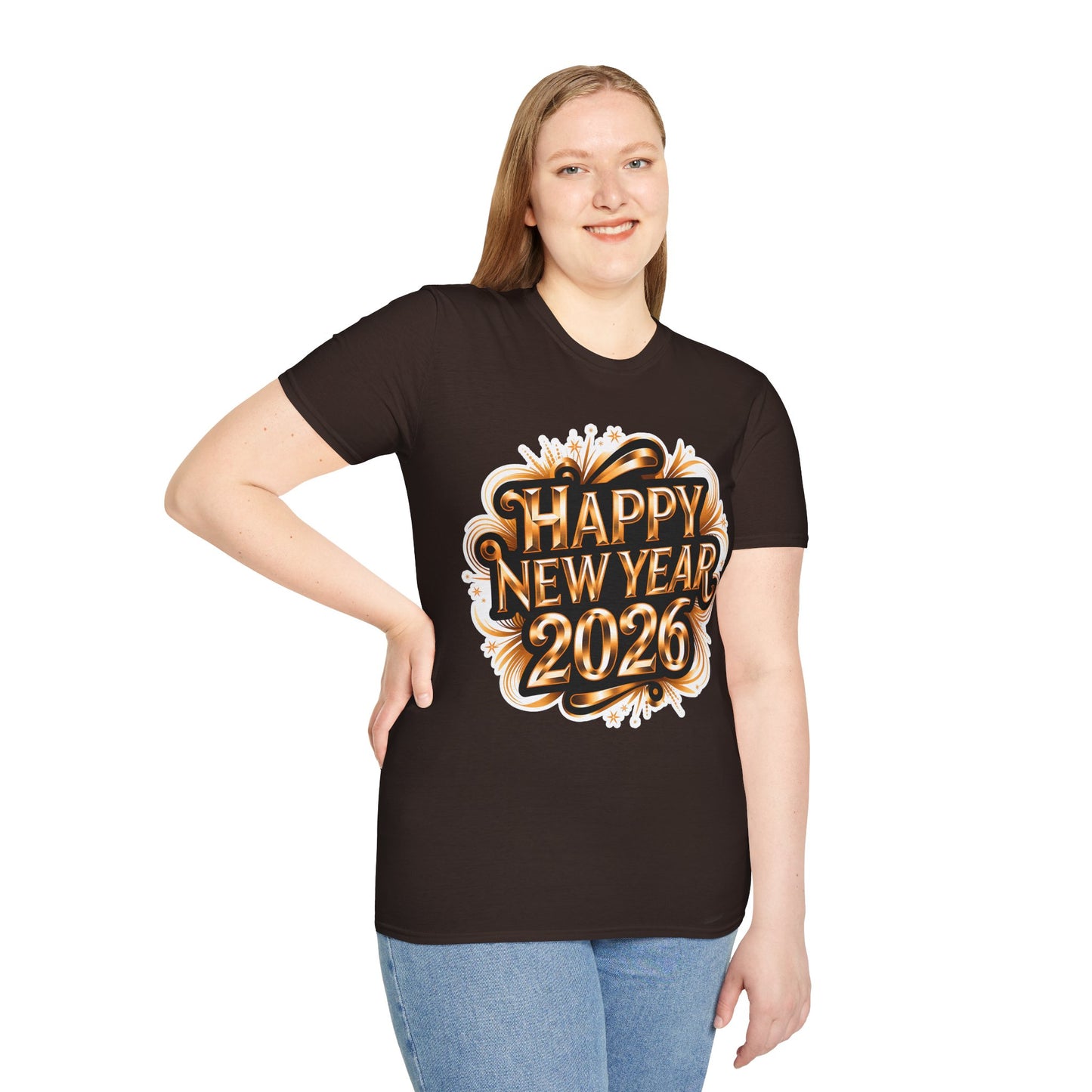 Happy New Year2026 Unisex Softstyle T-Shirt