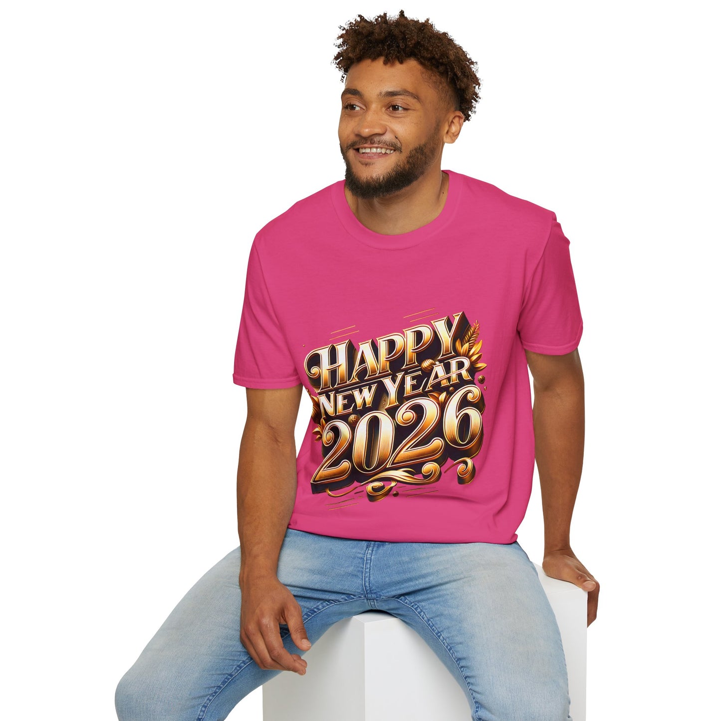 Happy New Year 2026 Unisex Softstyle T-Shirt