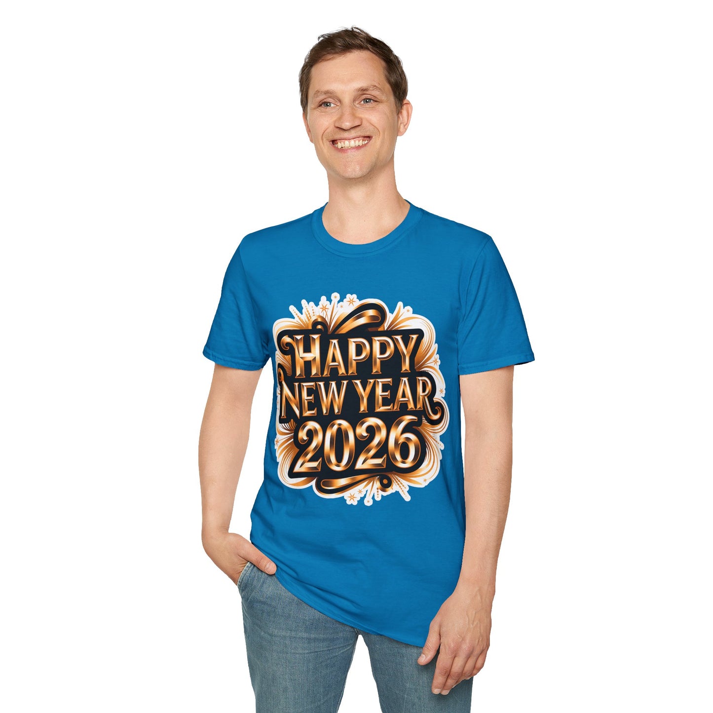 Happy New Year2026 Unisex Softstyle T-Shirt
