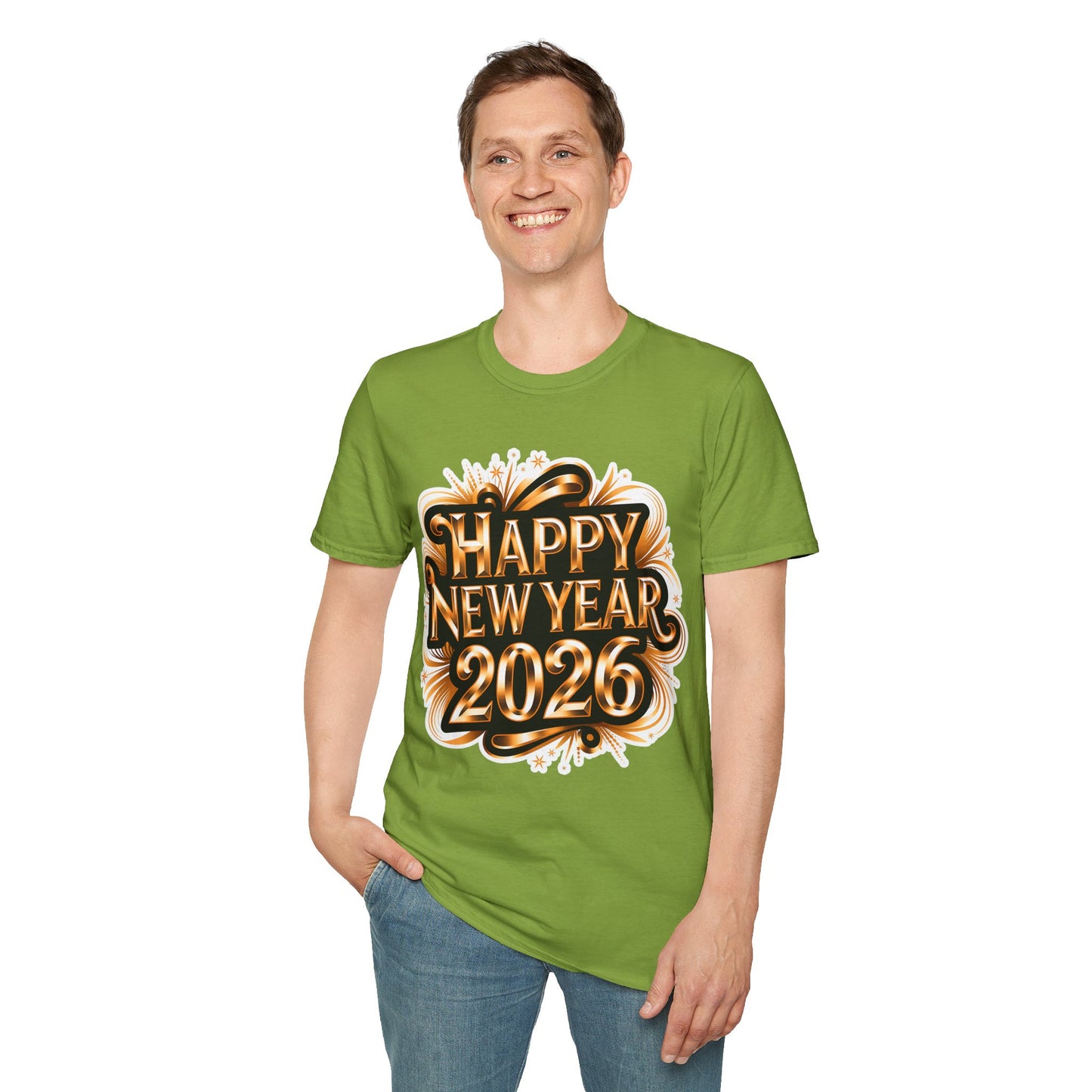 Happy New Year2026 Unisex Softstyle T-Shirt