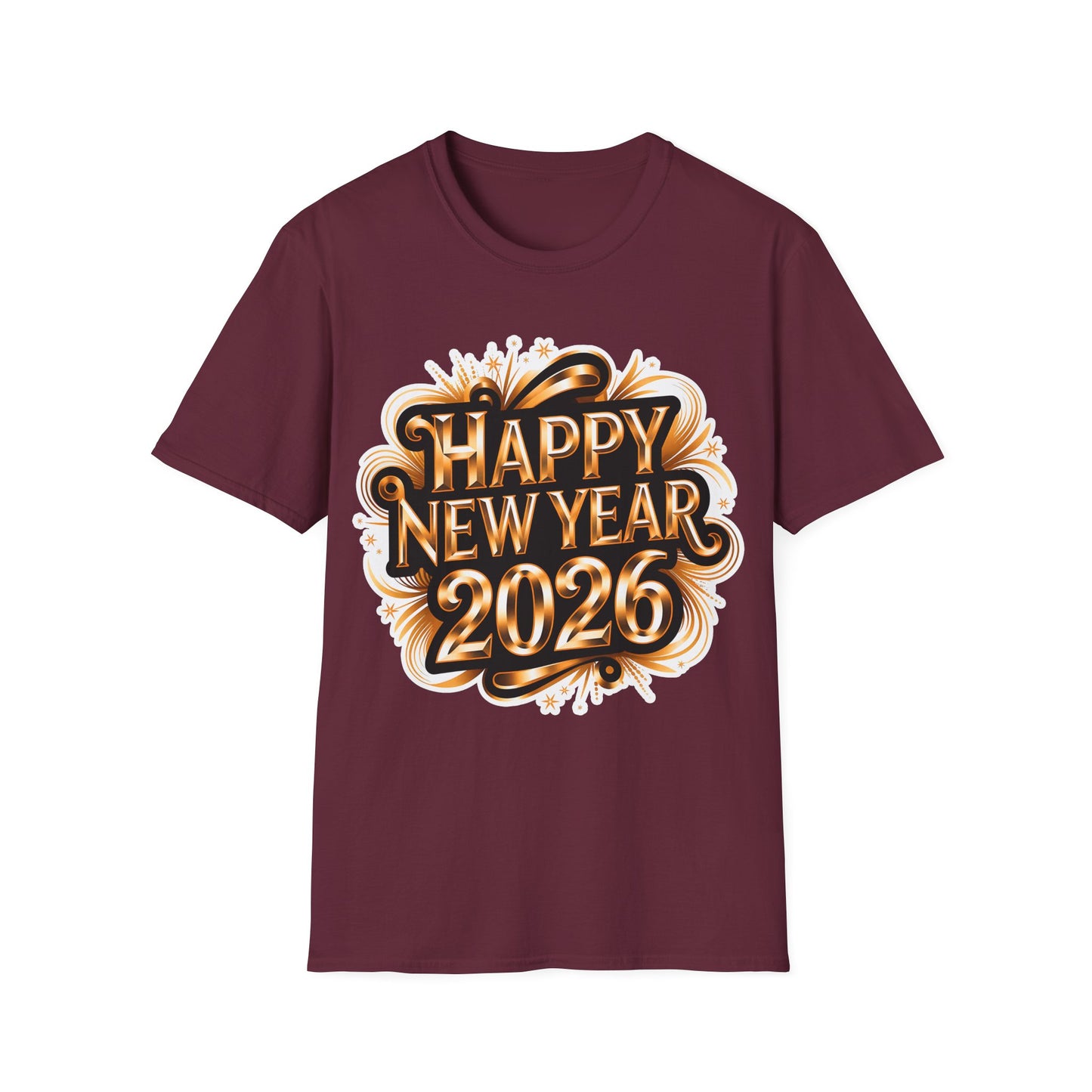Happy New Year2026 Unisex Softstyle T-Shirt