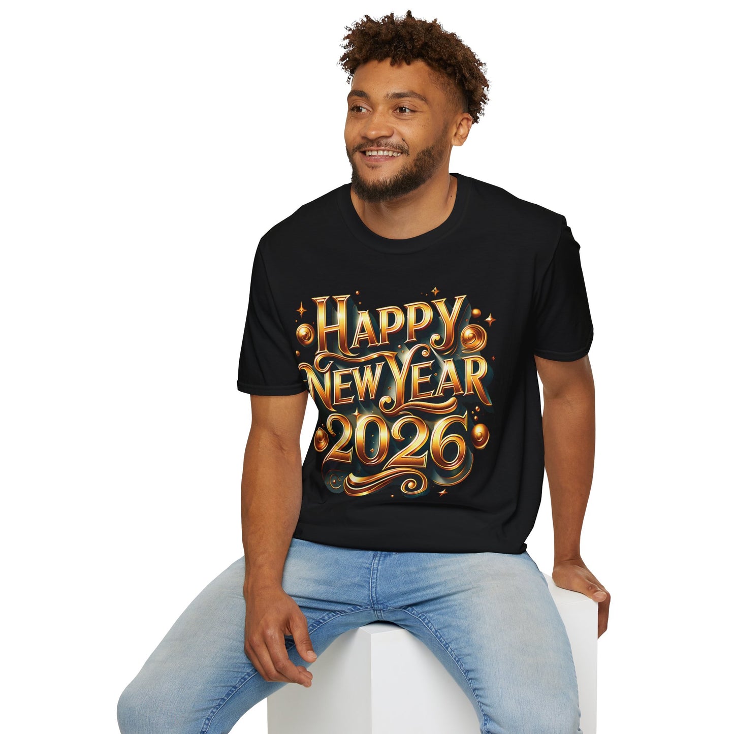Happy New Year 2026 Unisex Softstyle T-Shirt