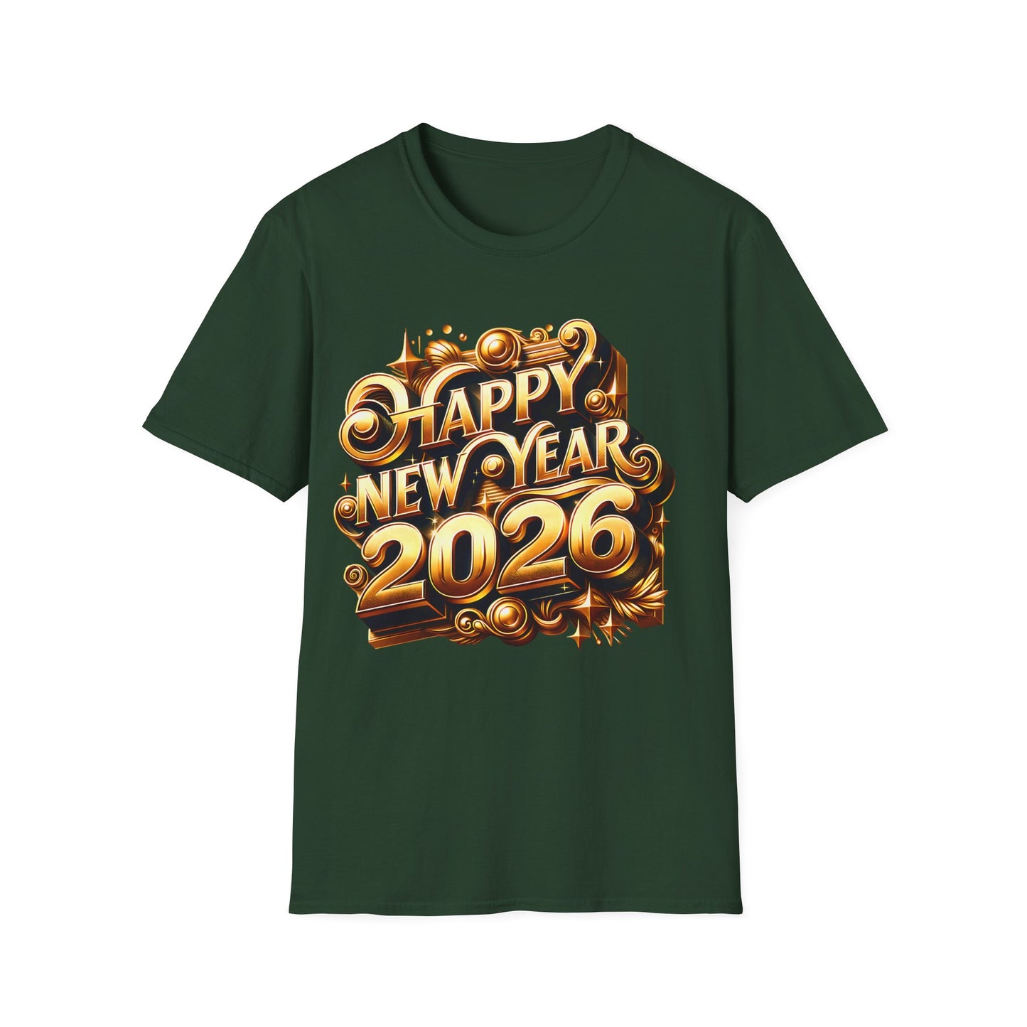 Happy New Year 2026 Softstyle T-Shirt