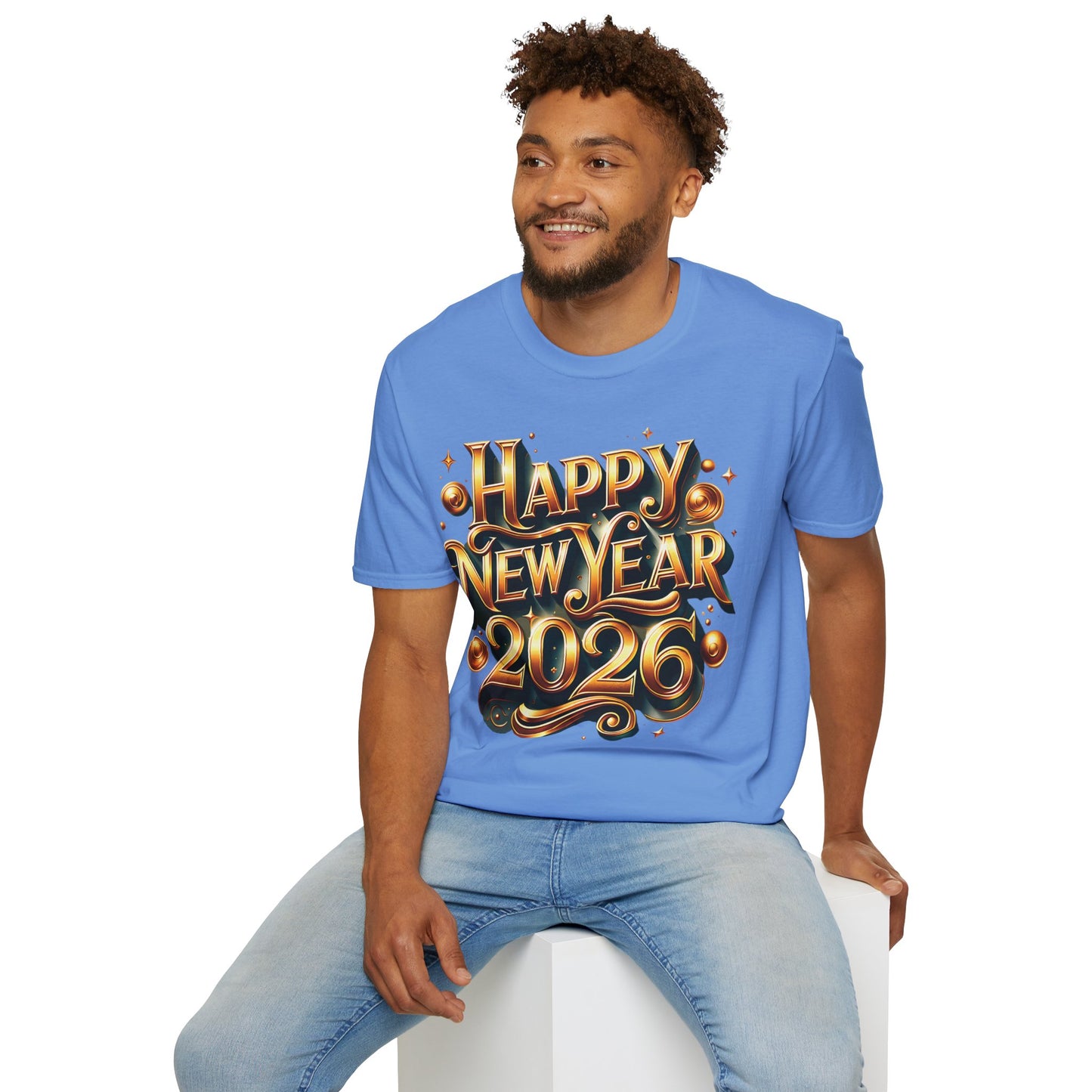Happy New Year 2026 Unisex Softstyle T-Shirt