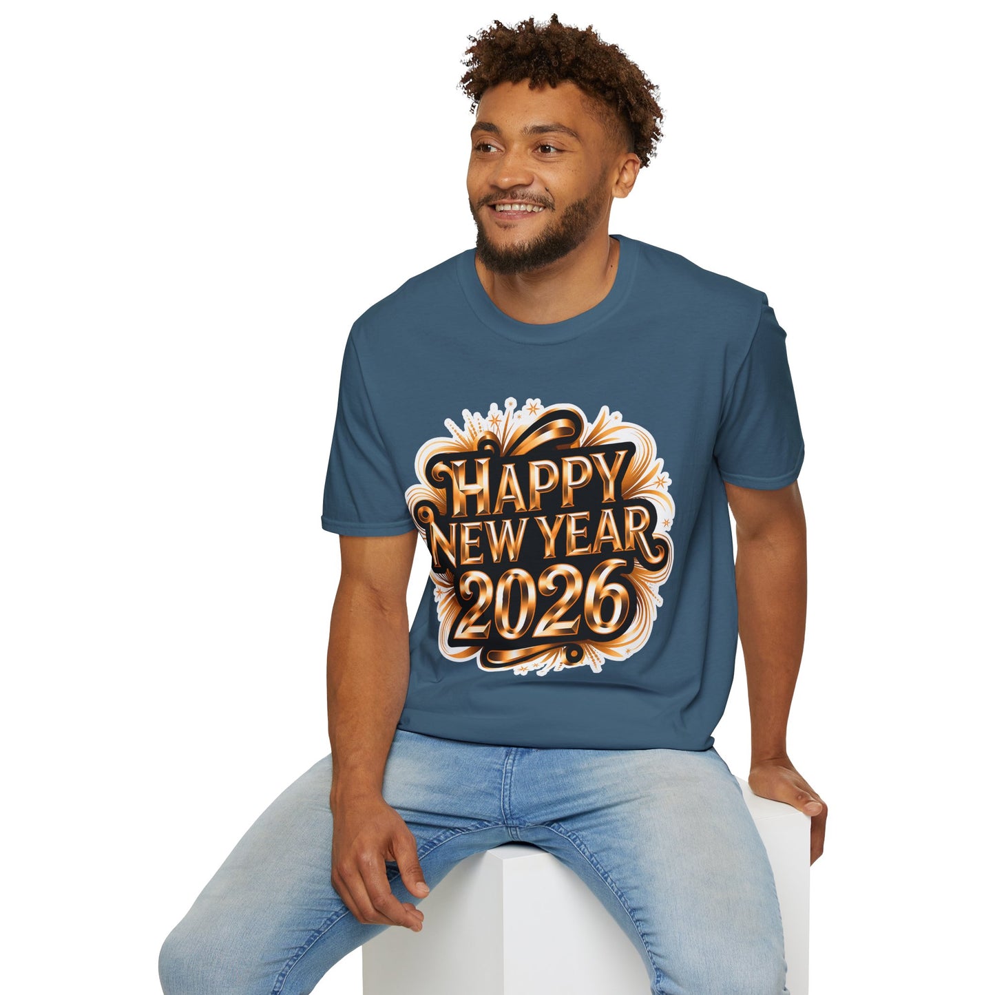 Happy New Year2026 Unisex Softstyle T-Shirt