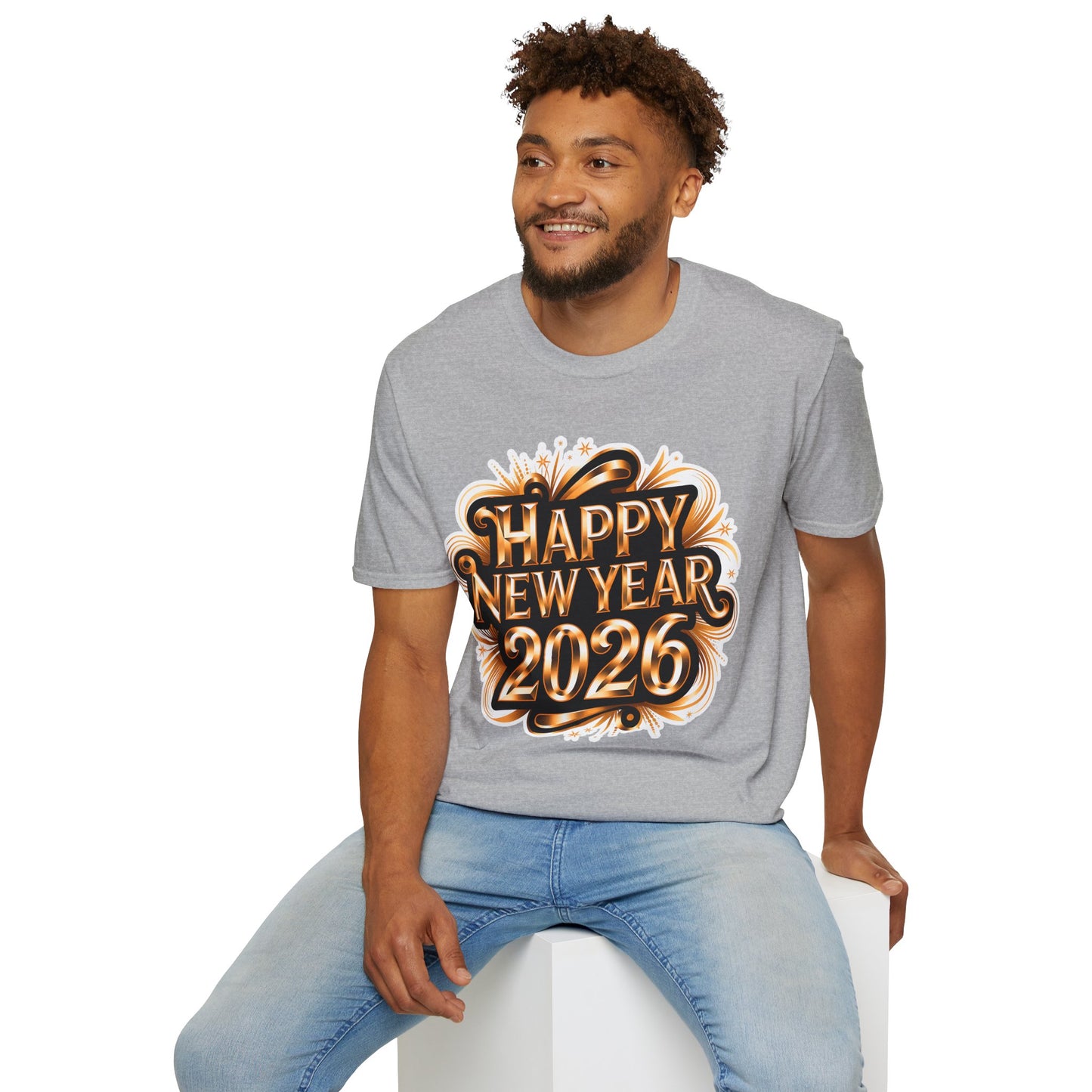 Happy New Year2026 Unisex Softstyle T-Shirt