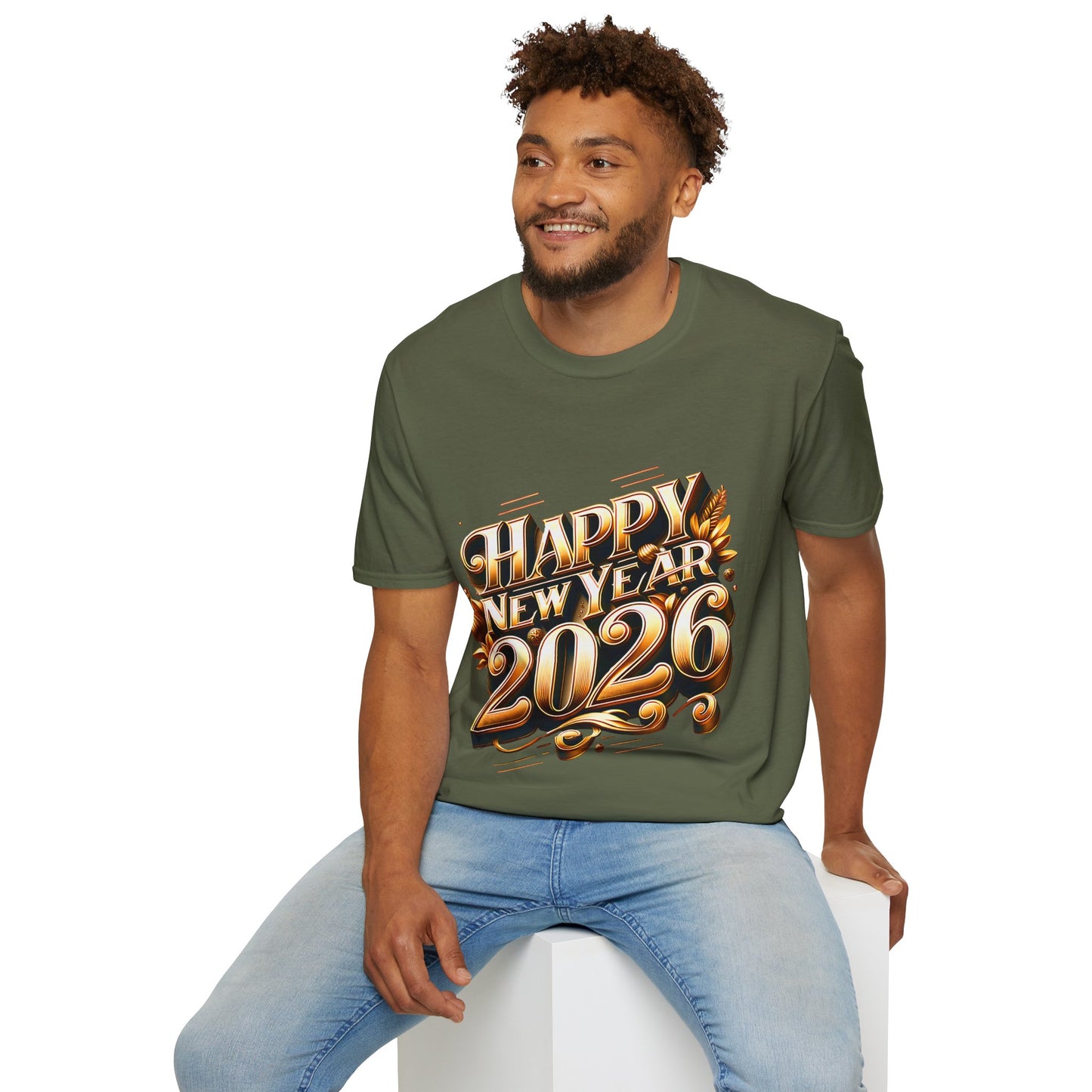 Happy New Year 2026 Unisex Softstyle T-Shirt
