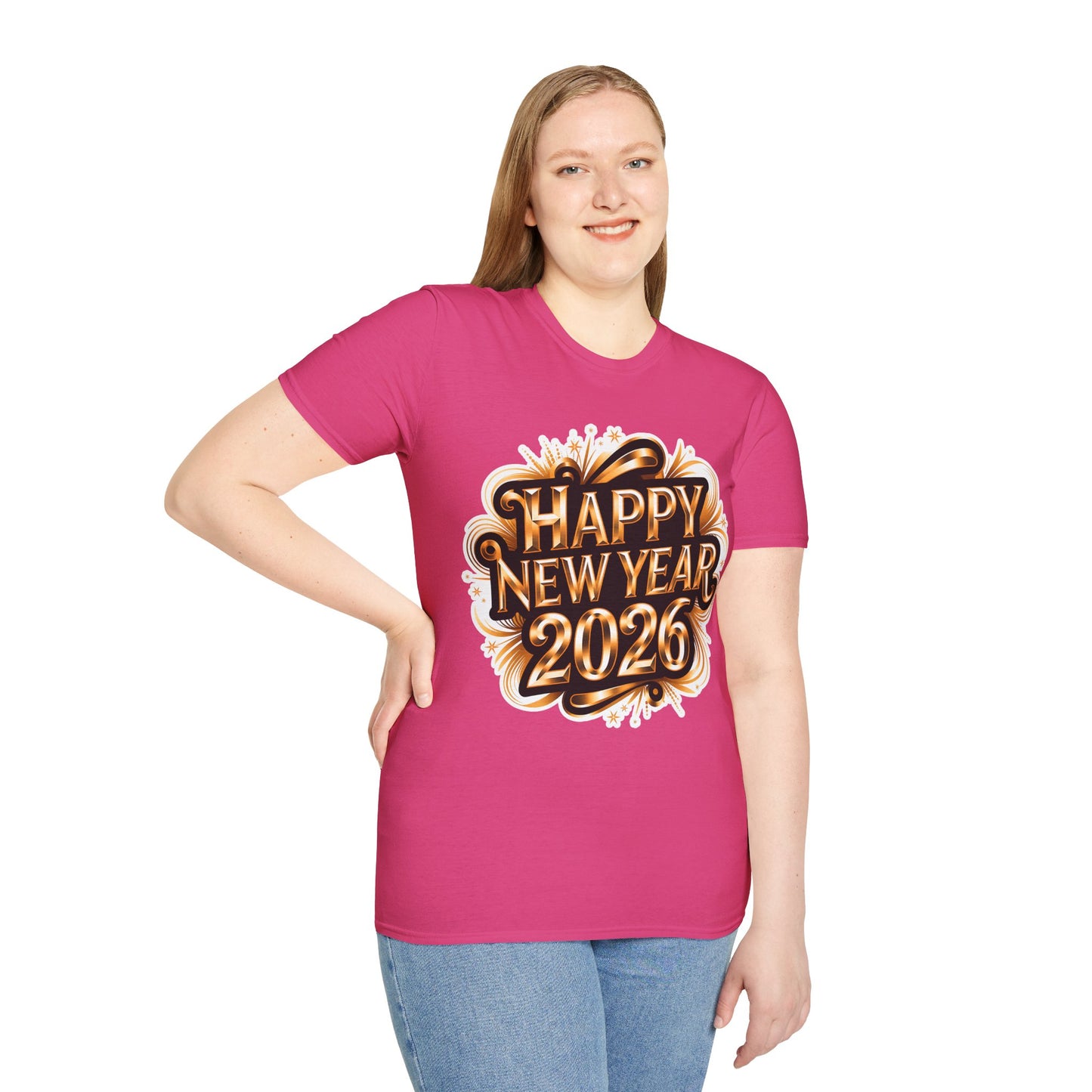 Happy New Year2026 Unisex Softstyle T-Shirt