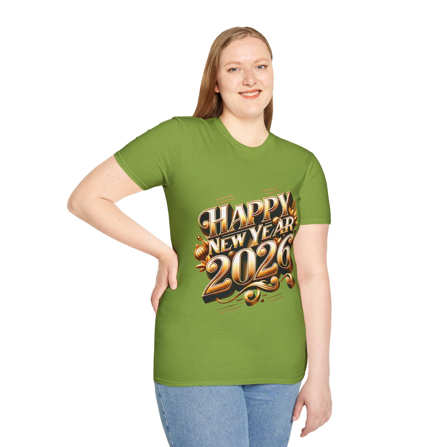 Happy New Year 2026 Unisex Softstyle T-Shirt