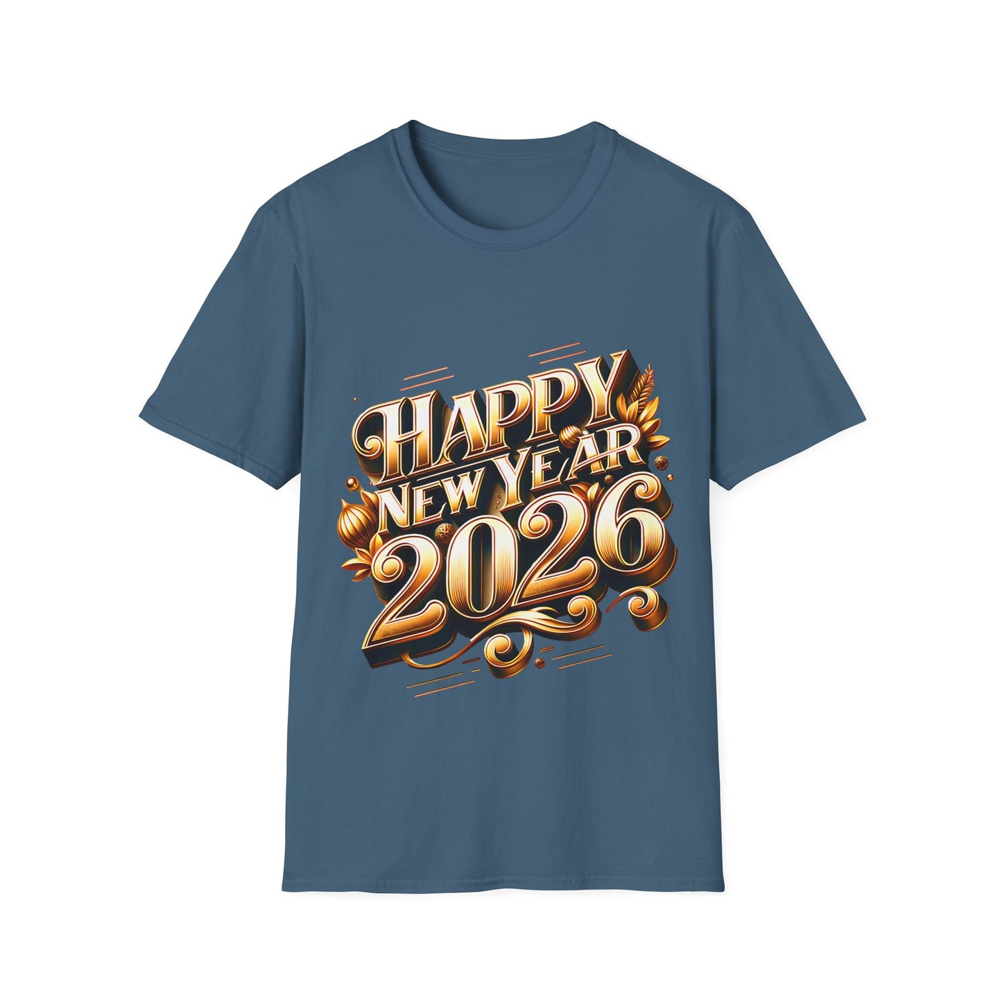 Happy New Year 2026 Unisex Softstyle T-Shirt