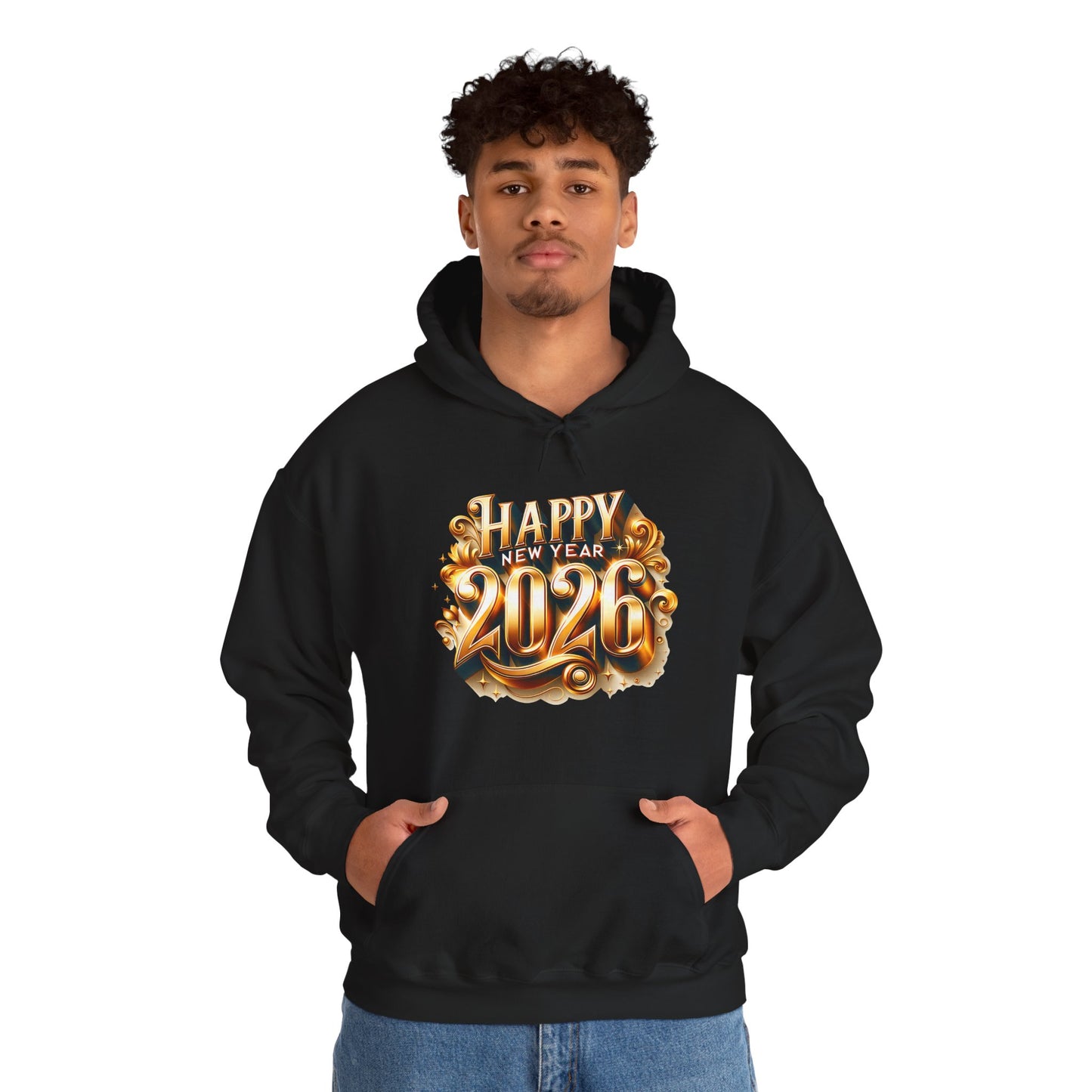 Happy New Year 2026 Hooded