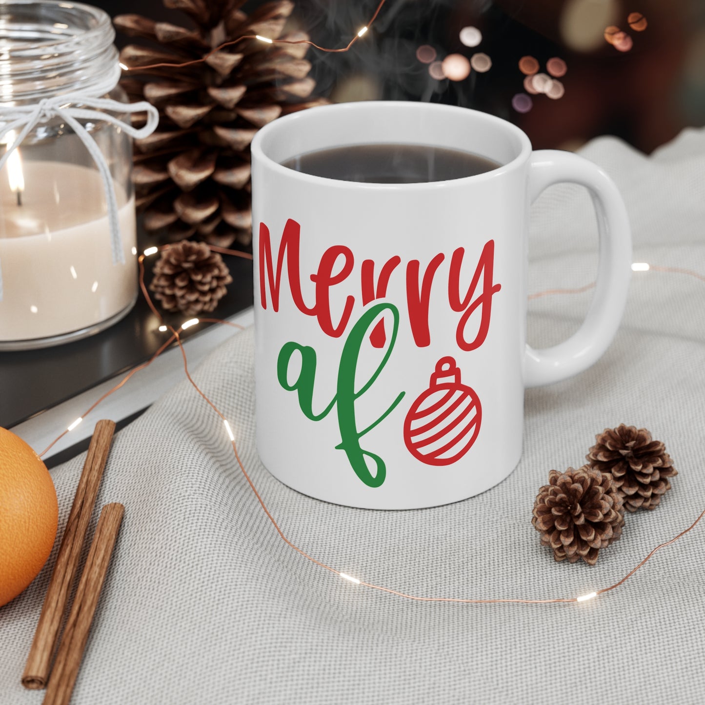 Christmas Mug — "Dear Santa Just Bring a Unicorn" Holiday Coffee Cup