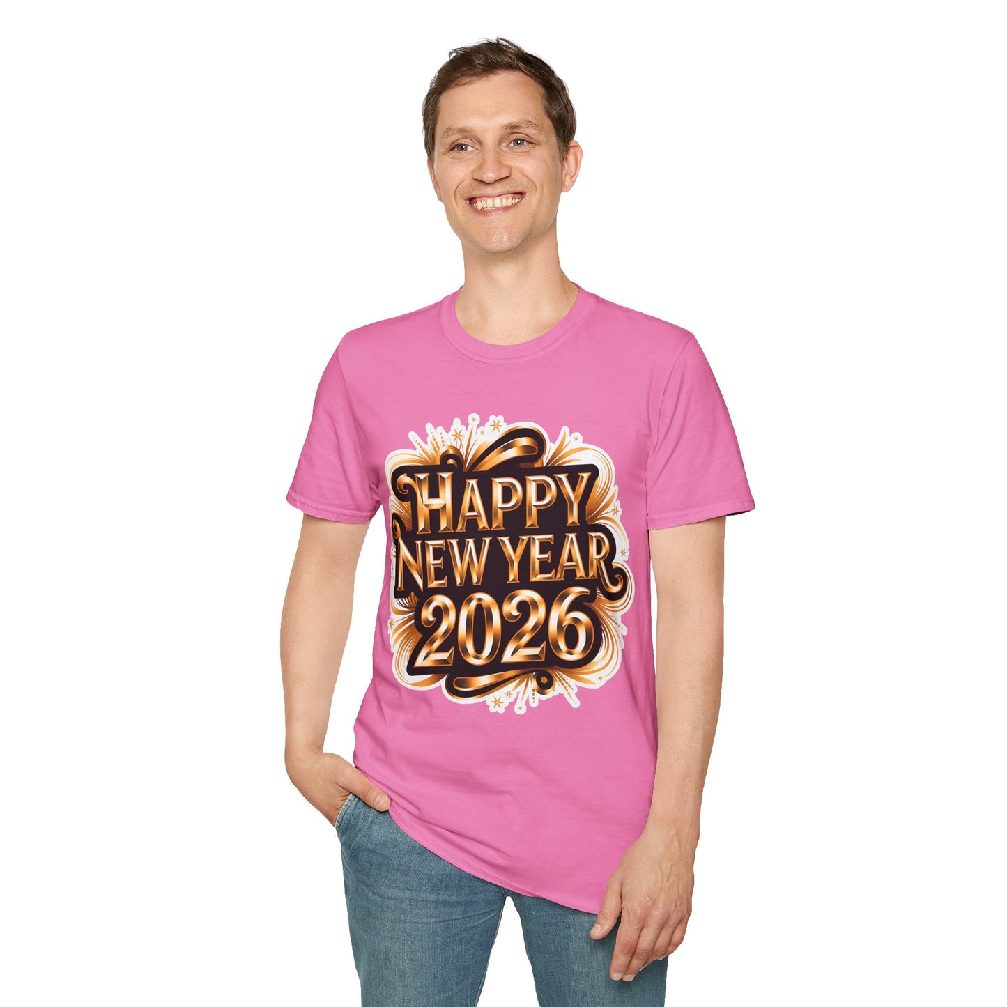 Happy New Year2026 Unisex Softstyle T-Shirt