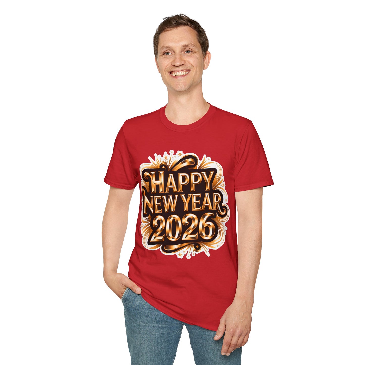 Happy New Year2026 Unisex Softstyle T-Shirt
