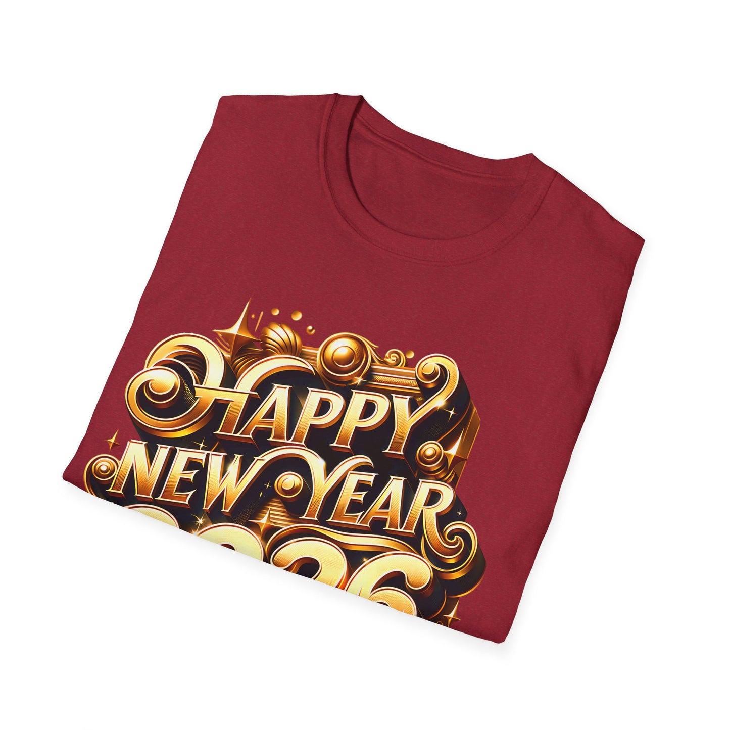 Happy New Year 2026 Softstyle T-Shirt