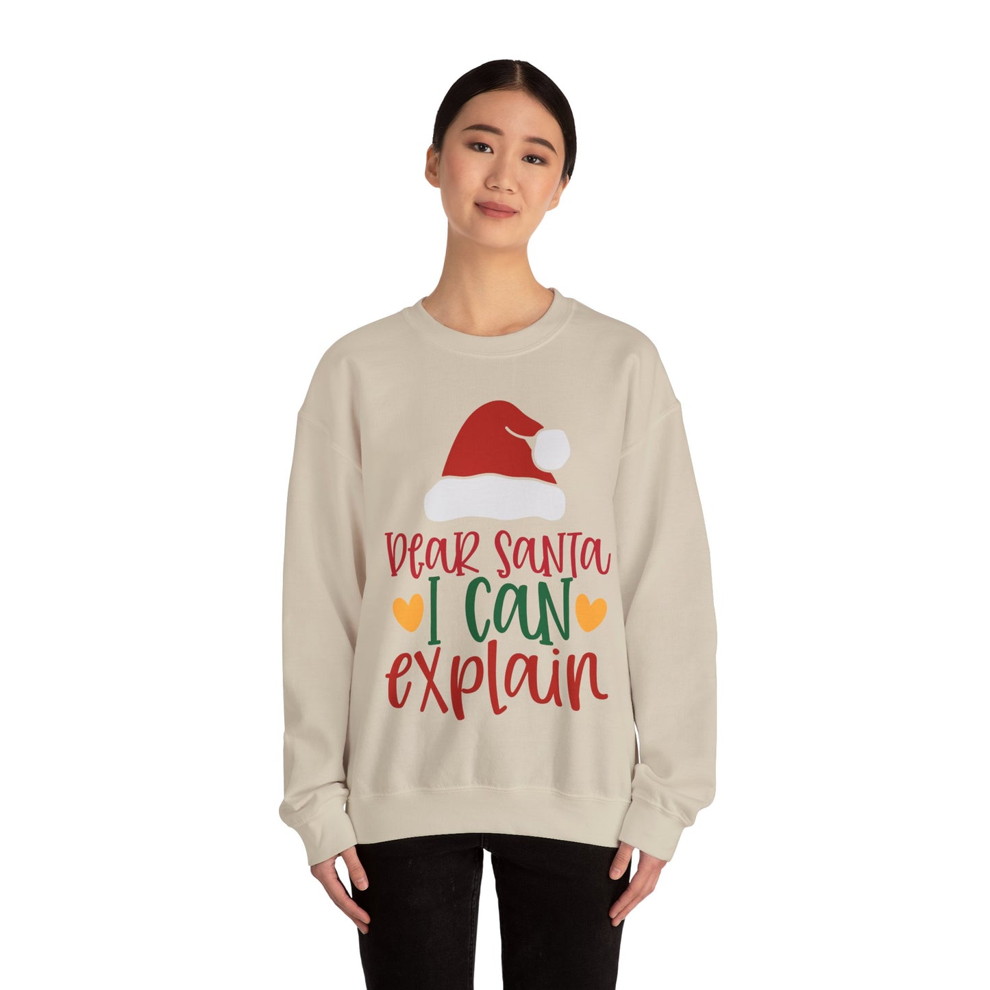 Dear Santa I Can Explain Christmas Sweatshirt