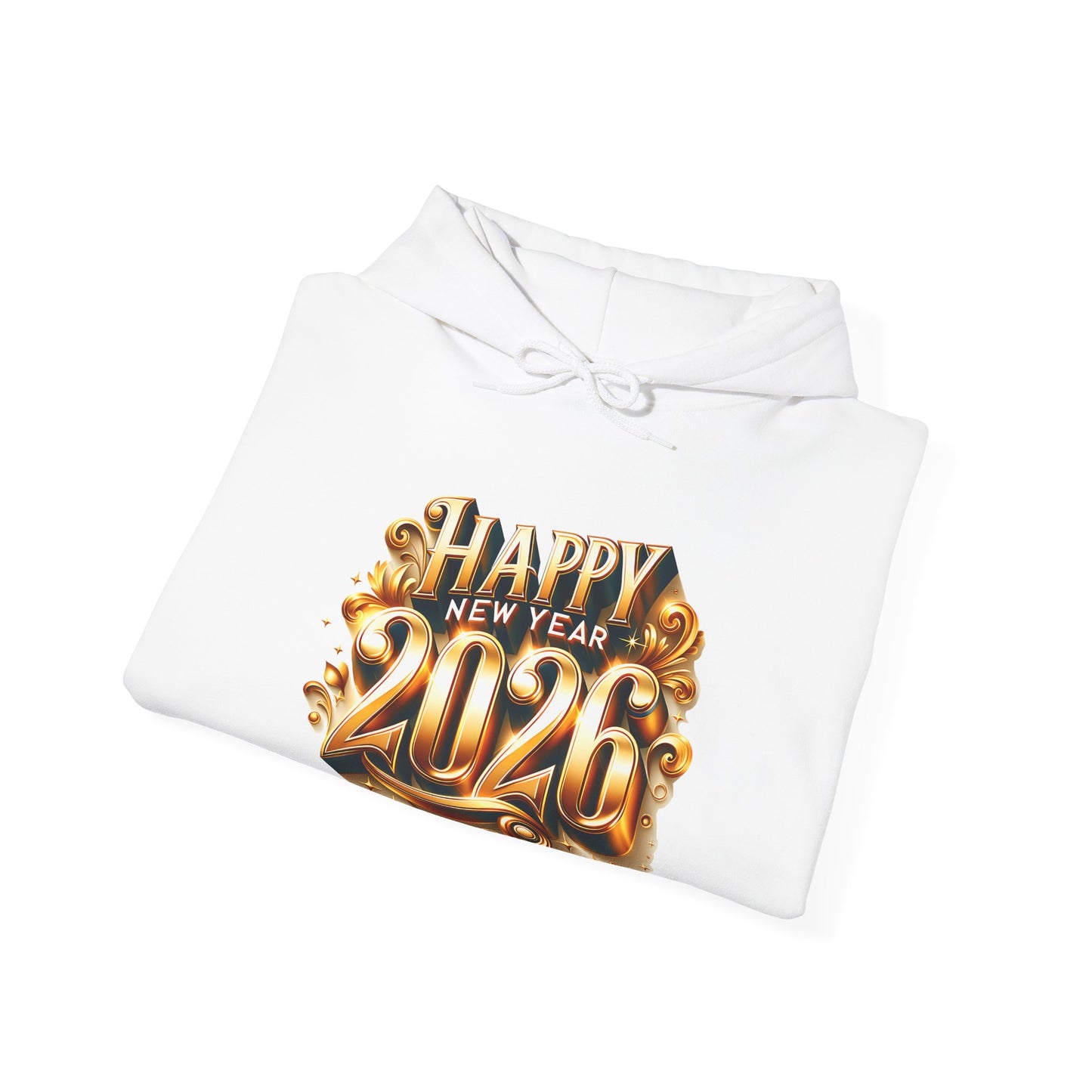 Happy New Year 2026 Hooded