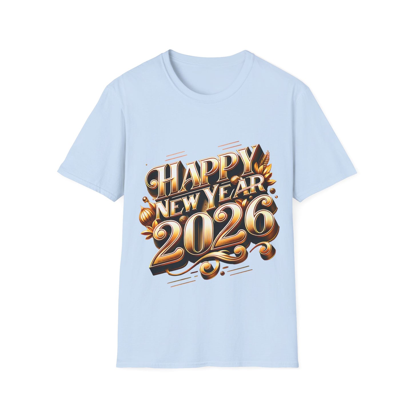 Happy New Year 2026 Unisex Softstyle T-Shirt