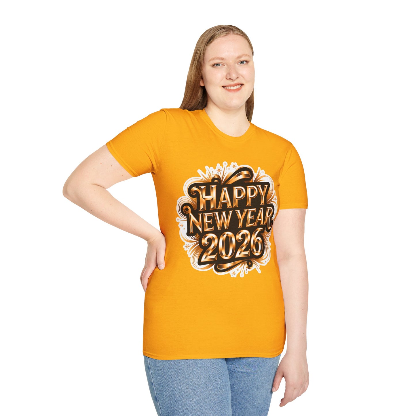 Happy New Year2026 Unisex Softstyle T-Shirt