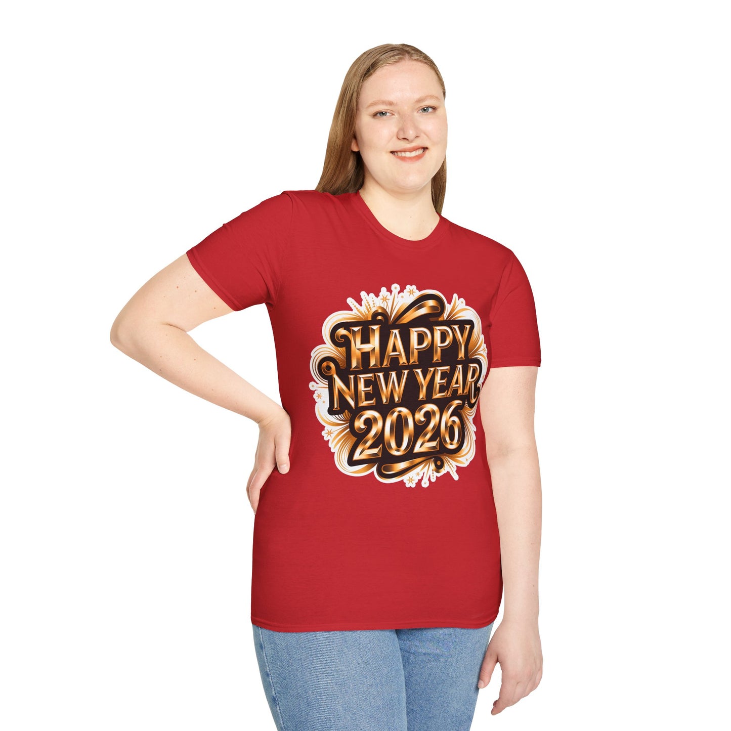 Happy New Year2026 Unisex Softstyle T-Shirt