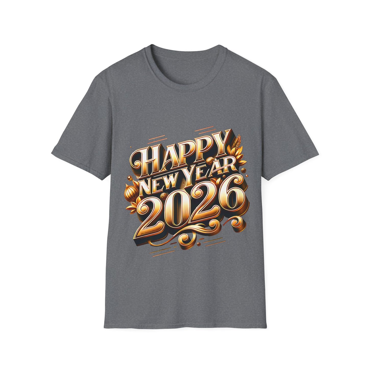 Happy New Year 2026 Unisex Softstyle T-Shirt