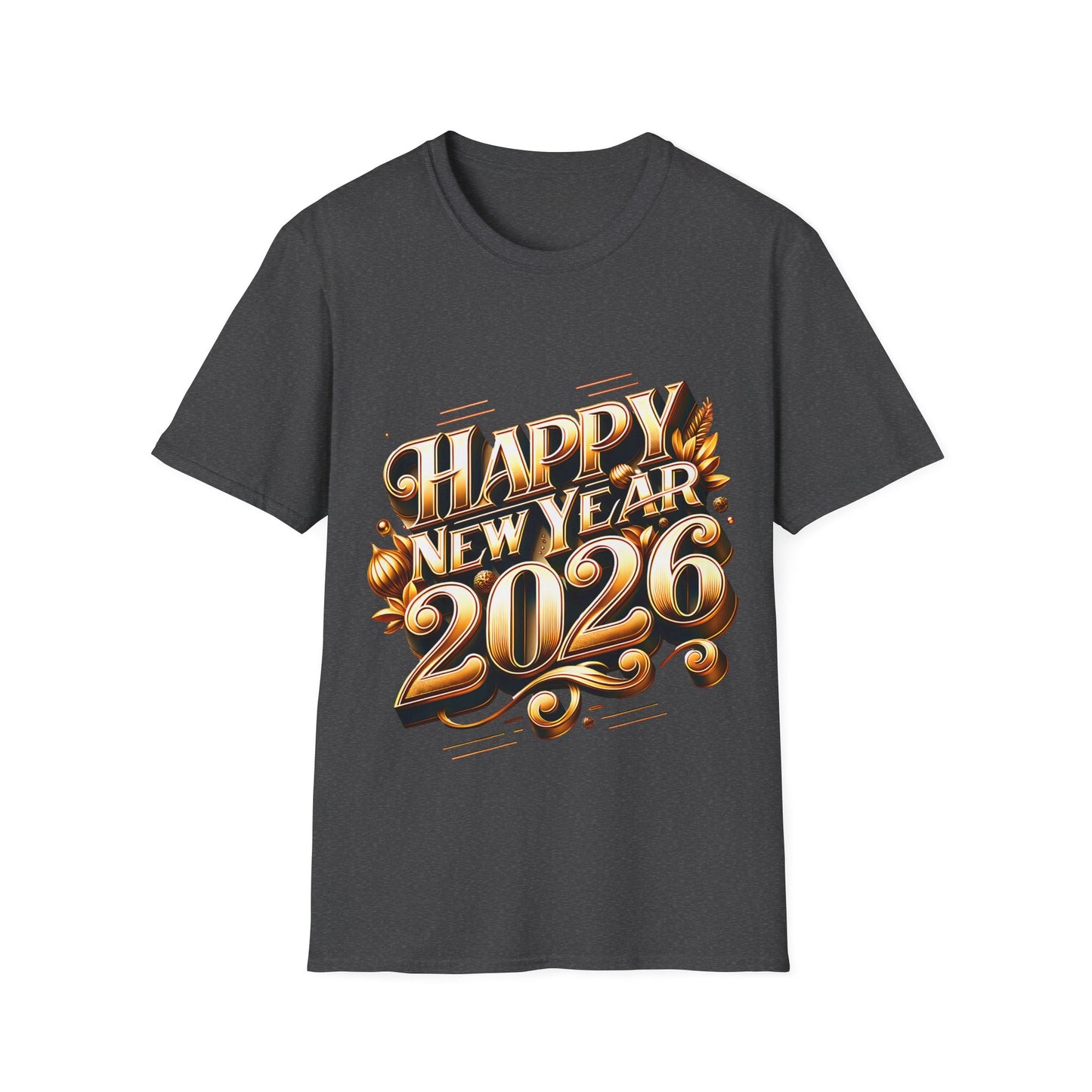 Happy New Year 2026 Unisex Softstyle T-Shirt