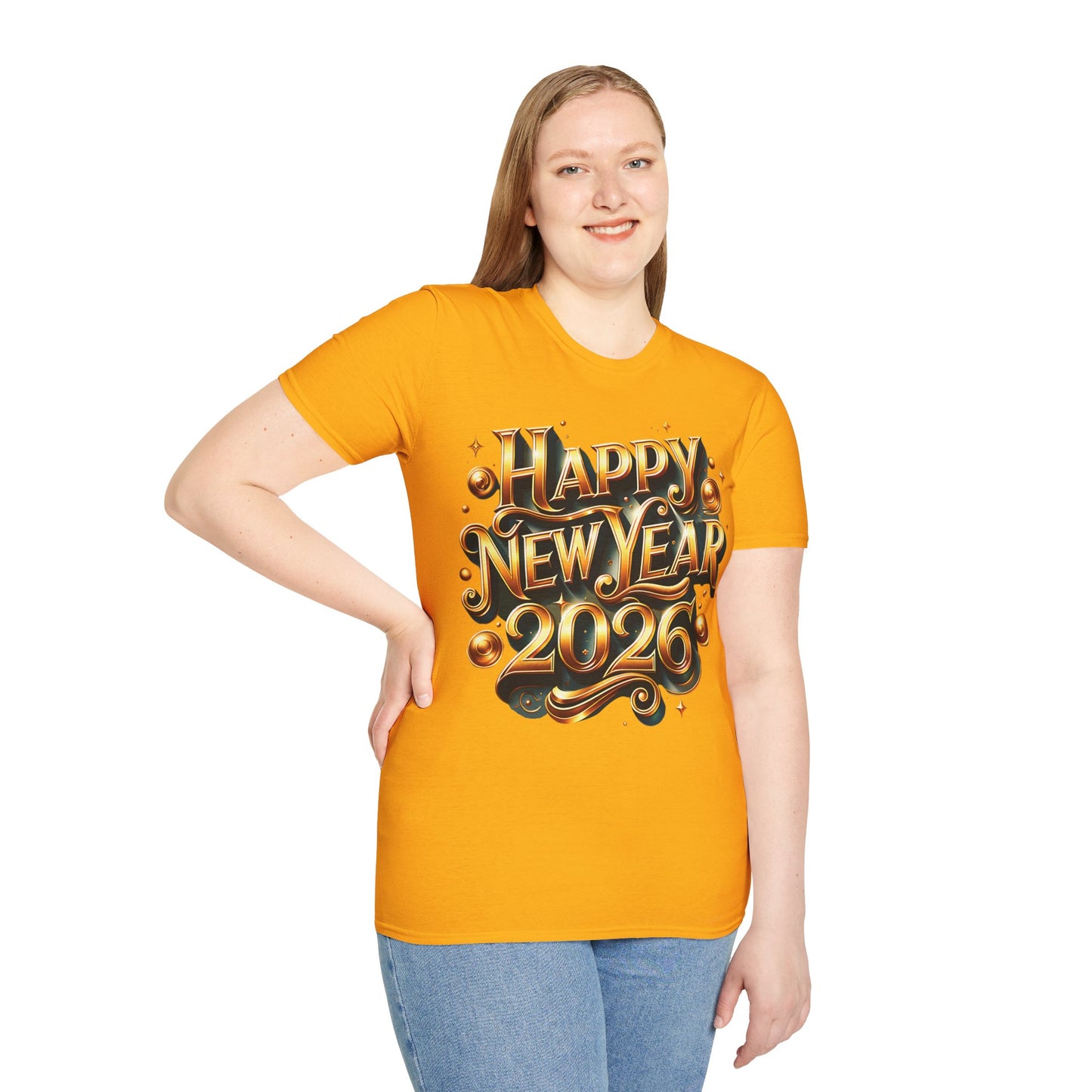 Happy New Year 2026 Unisex Softstyle T-Shirt