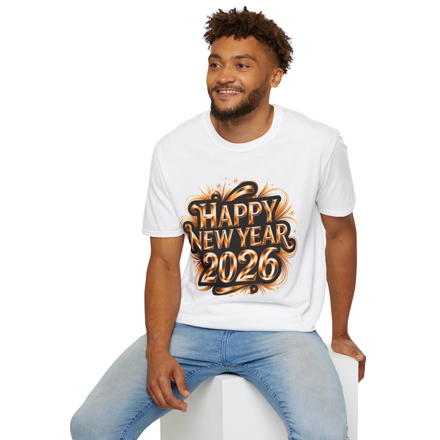 Happy New Year2026 Unisex Softstyle T-Shirt