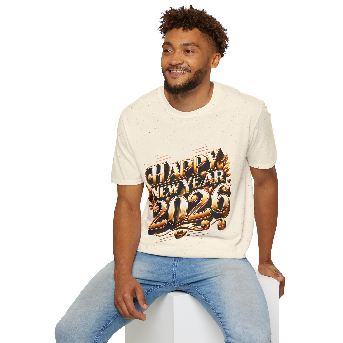 Happy New Year 2026 Unisex Softstyle T-Shirt