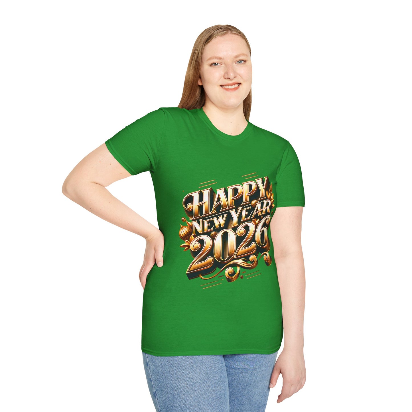 Happy New Year 2026 Unisex Softstyle T-Shirt