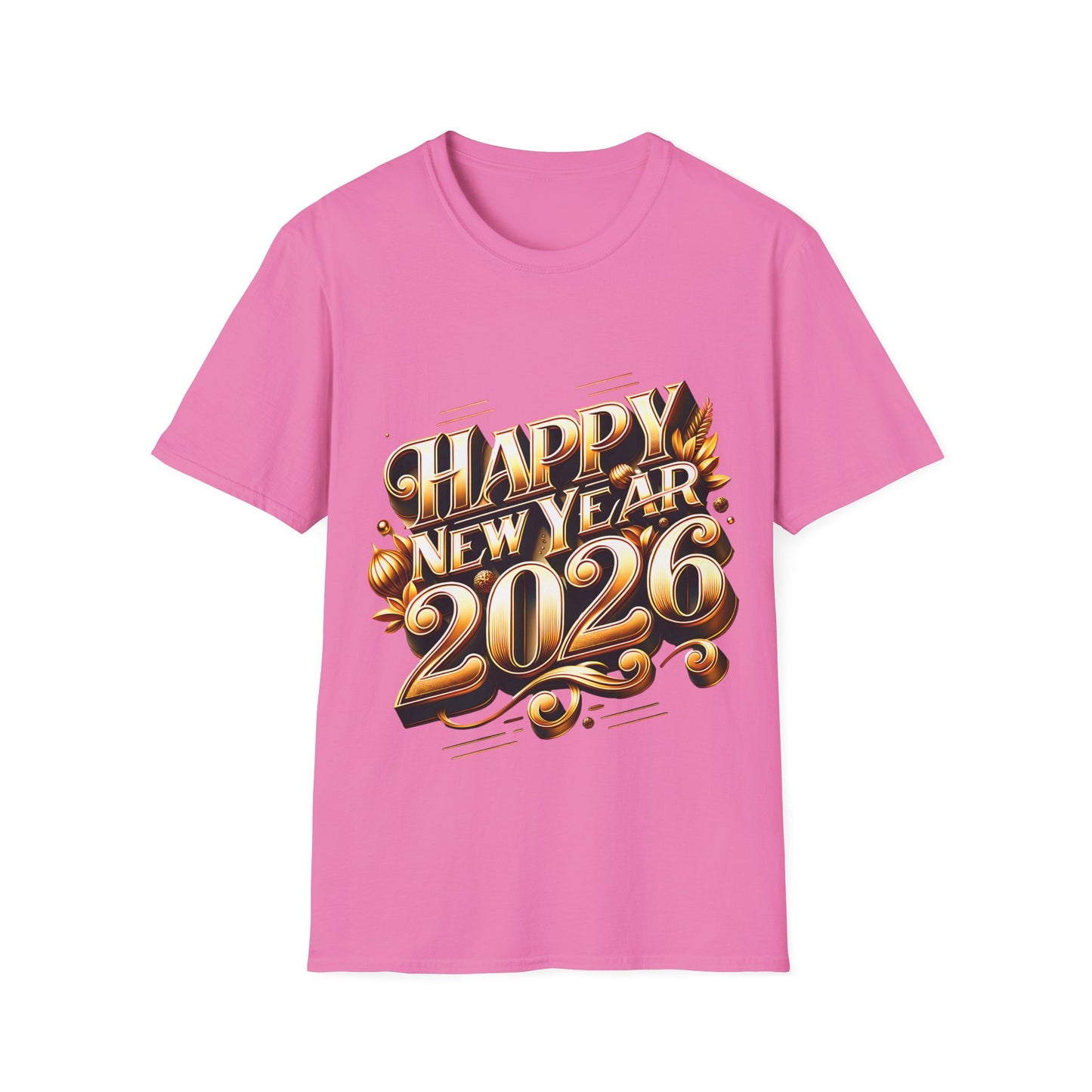Happy New Year 2026 Unisex Softstyle T-Shirt