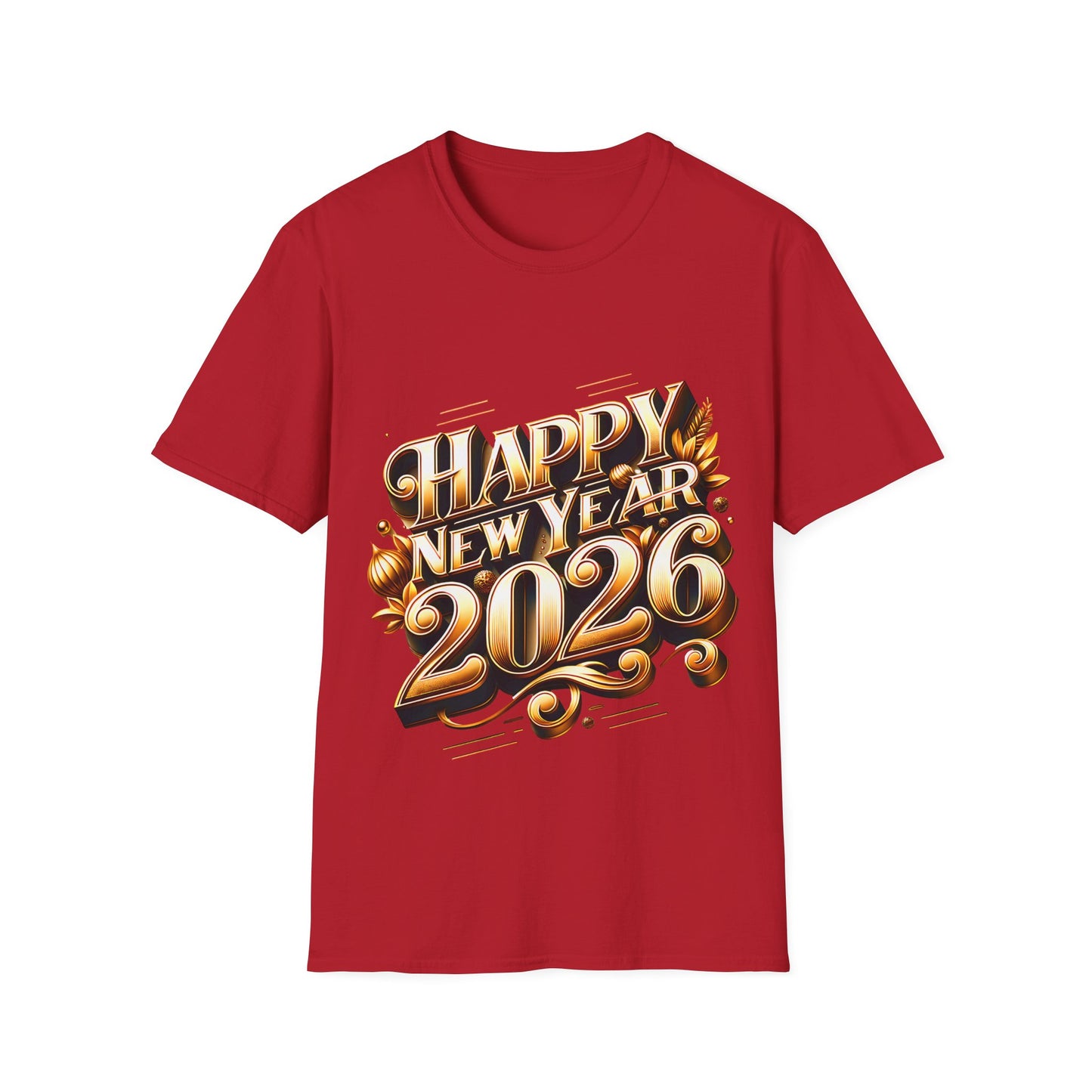 Happy New Year 2026 Unisex Softstyle T-Shirt