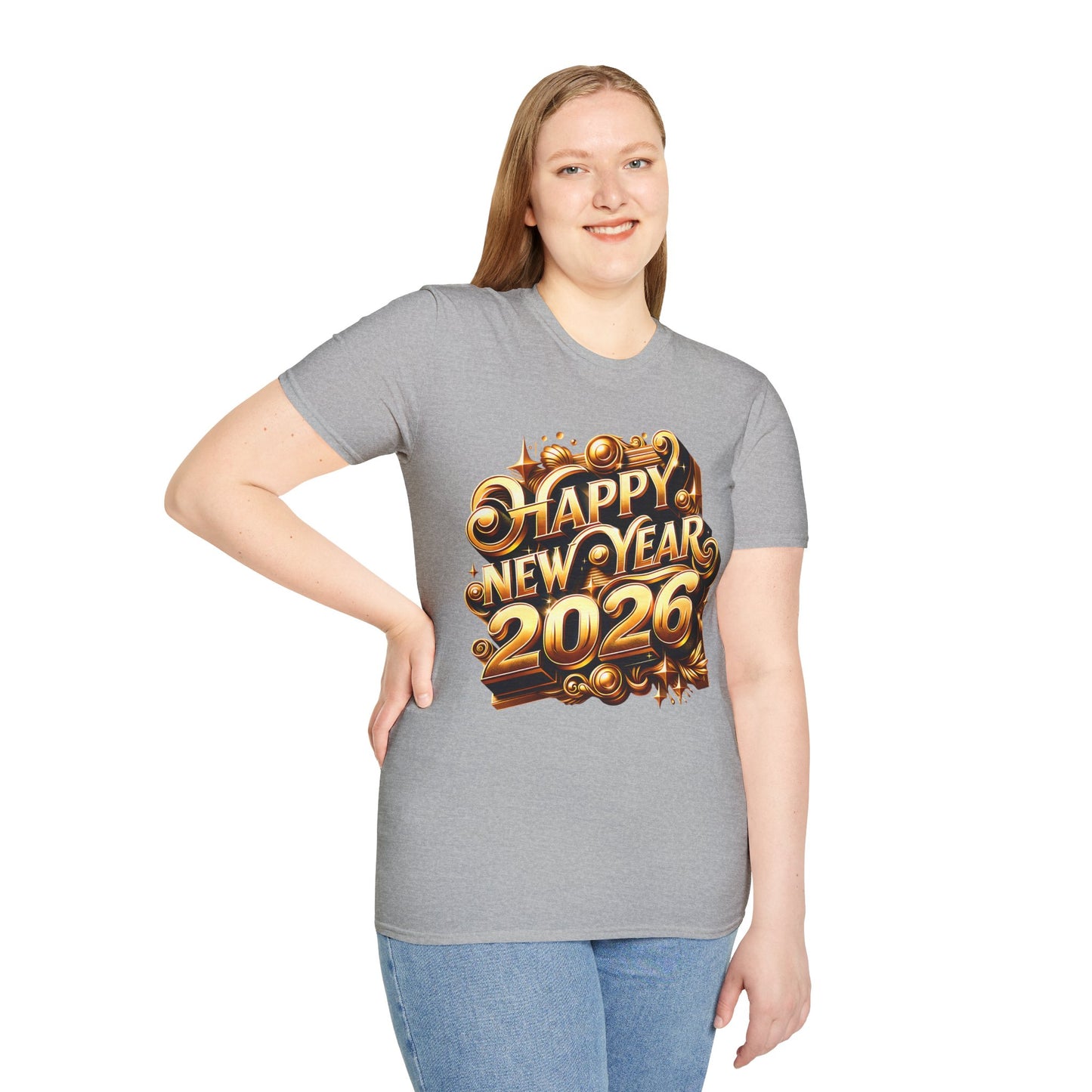 Happy New Year 2026 Softstyle T-Shirt