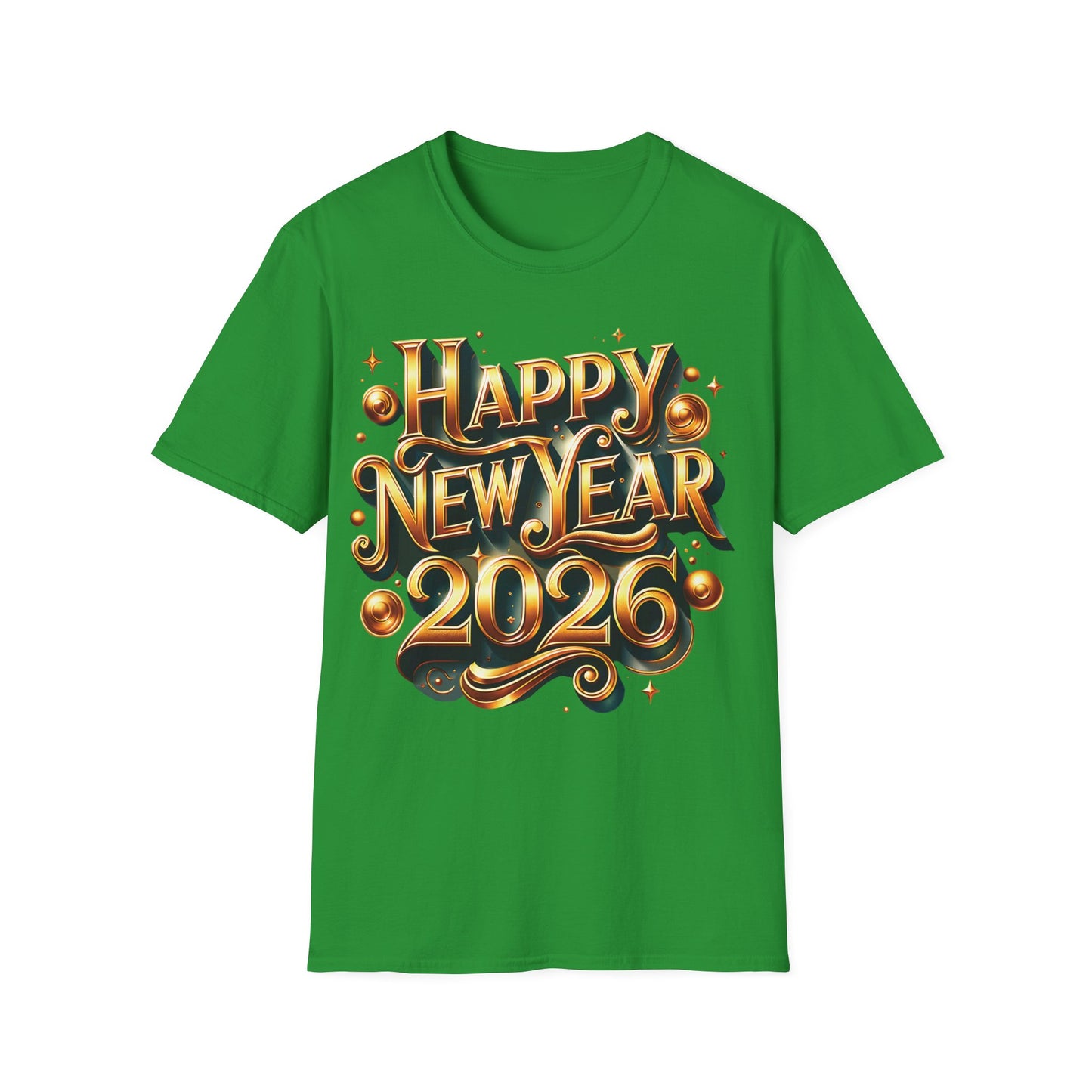 Happy New Year 2026 Unisex Softstyle T-Shirt
