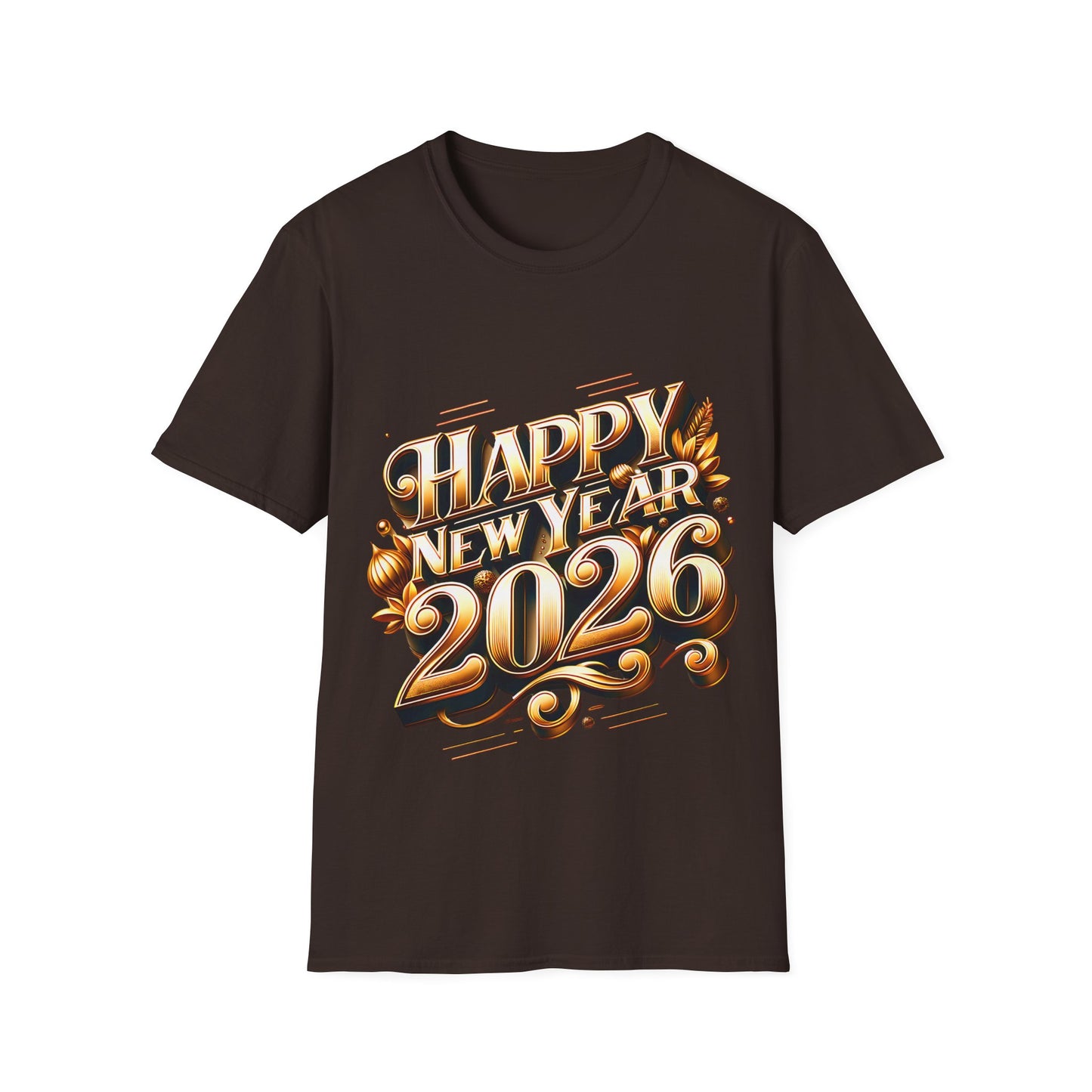 Happy New Year 2026 Unisex Softstyle T-Shirt