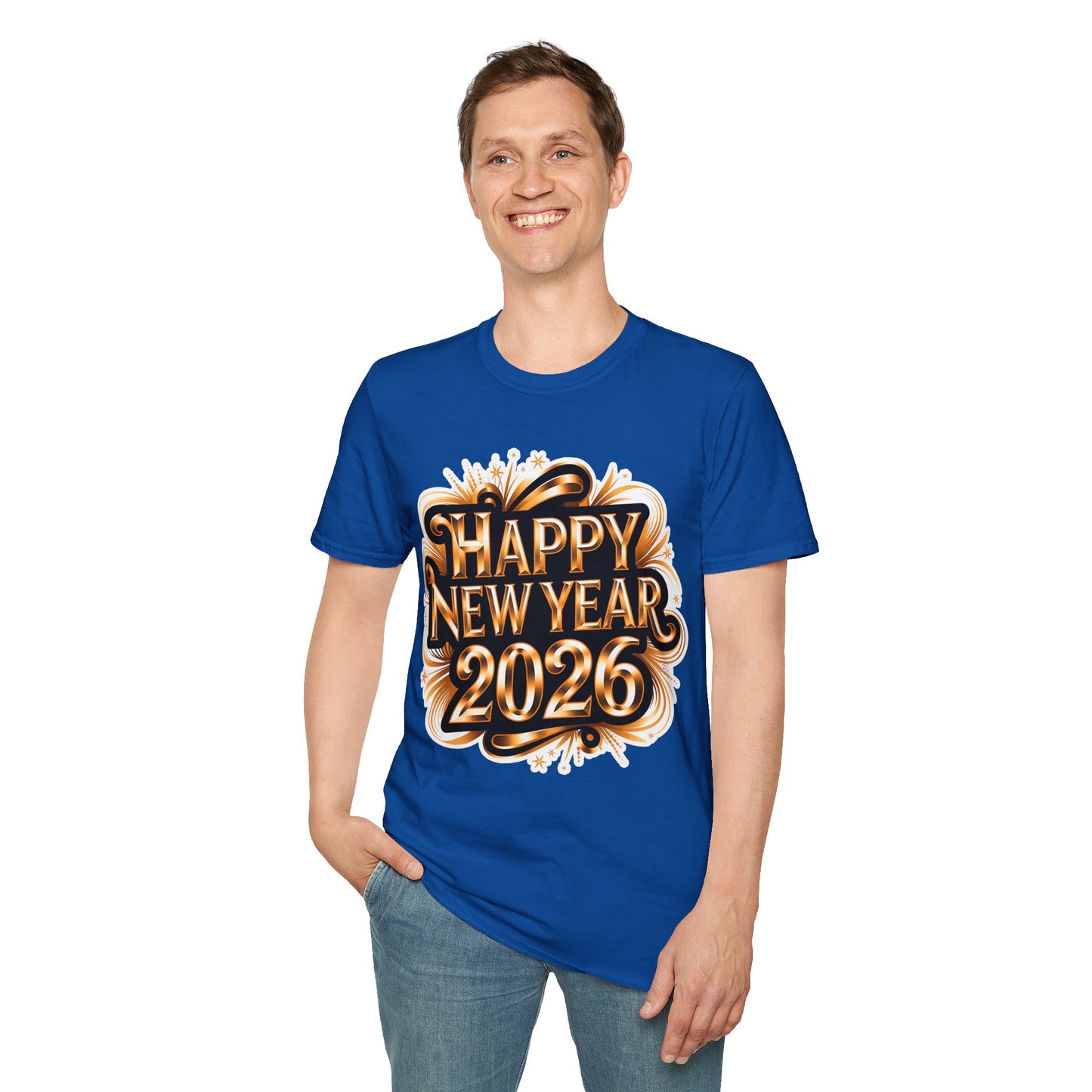 Happy New Year2026 Unisex Softstyle T-Shirt