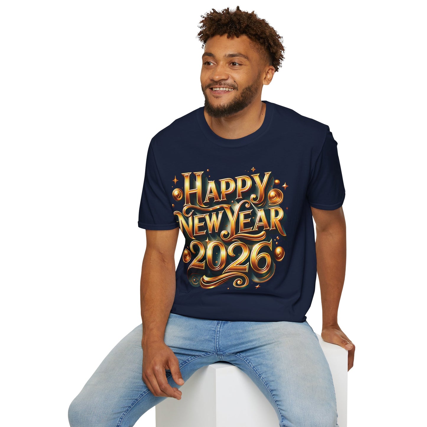 Happy New Year 2026 Unisex Softstyle T-Shirt