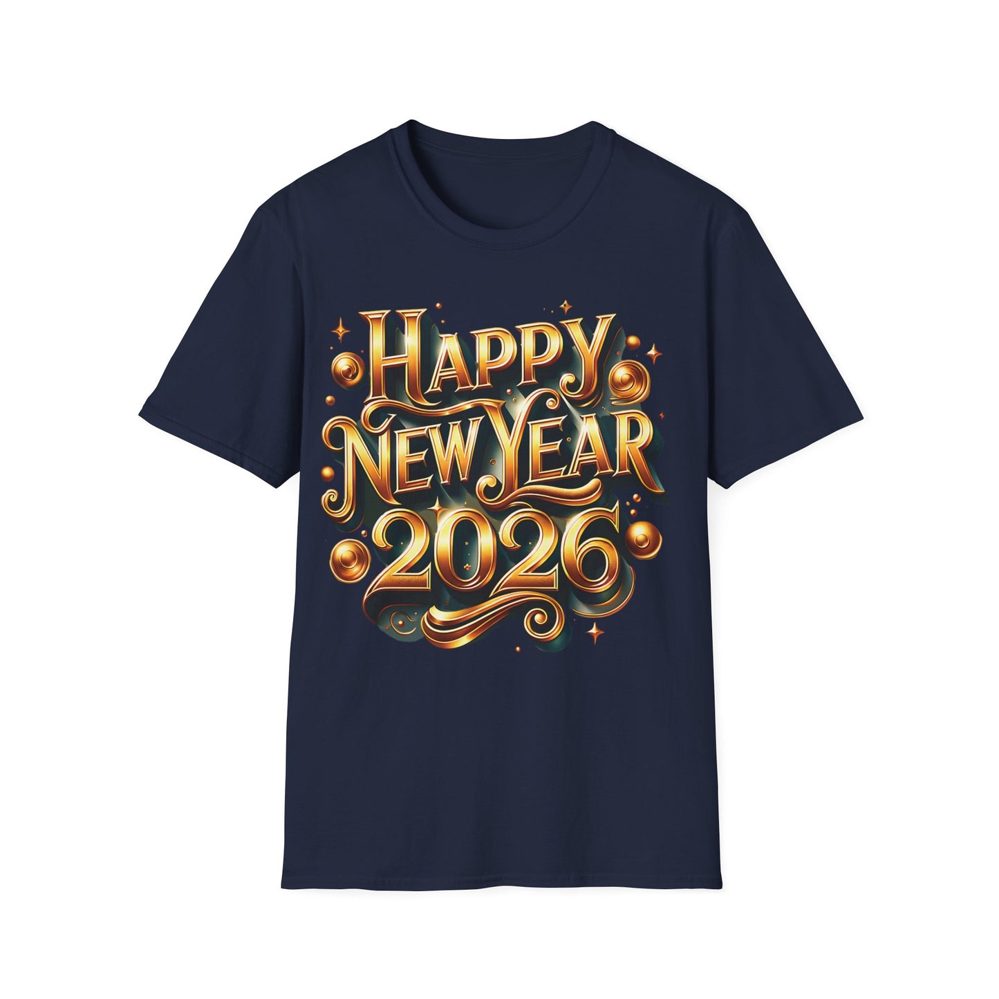 Happy New Year 2026 Unisex Softstyle T-Shirt