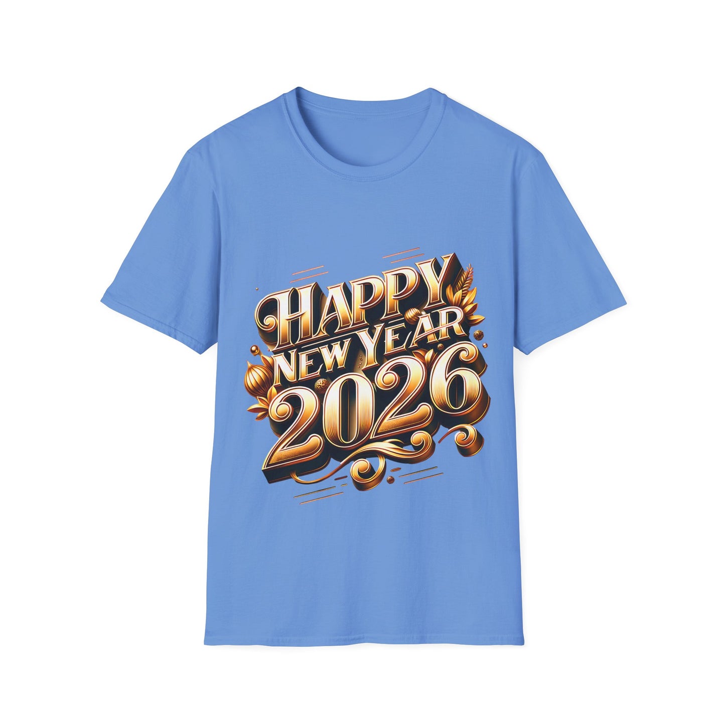 Happy New Year 2026 Unisex Softstyle T-Shirt