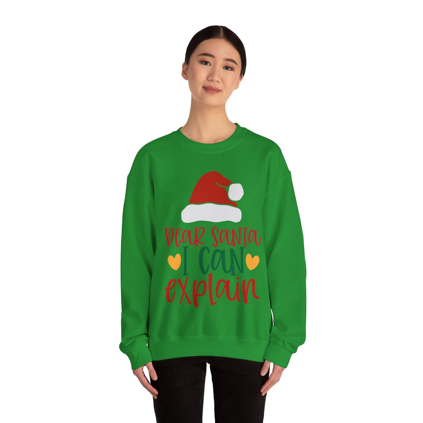 Dear Santa I Can Explain Christmas Sweatshirt