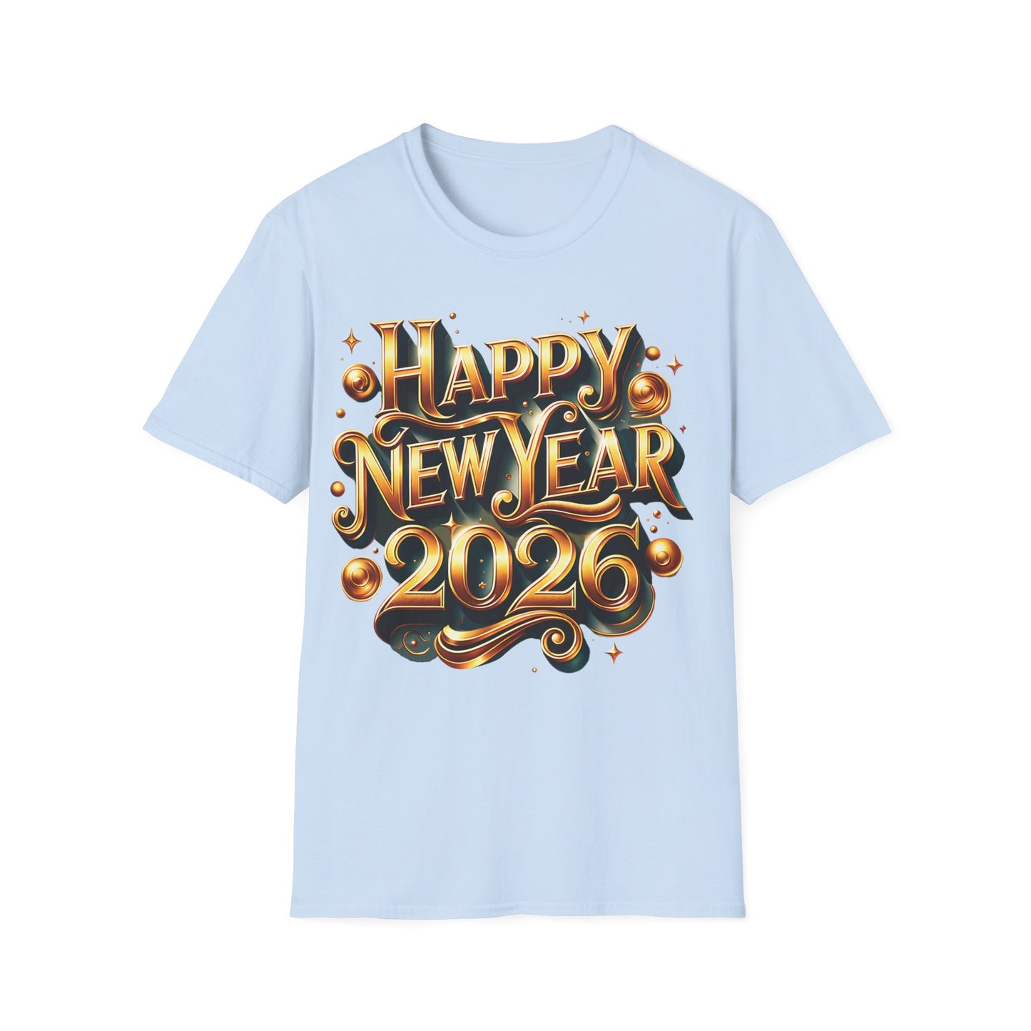 Happy New Year 2026 Unisex Softstyle T-Shirt