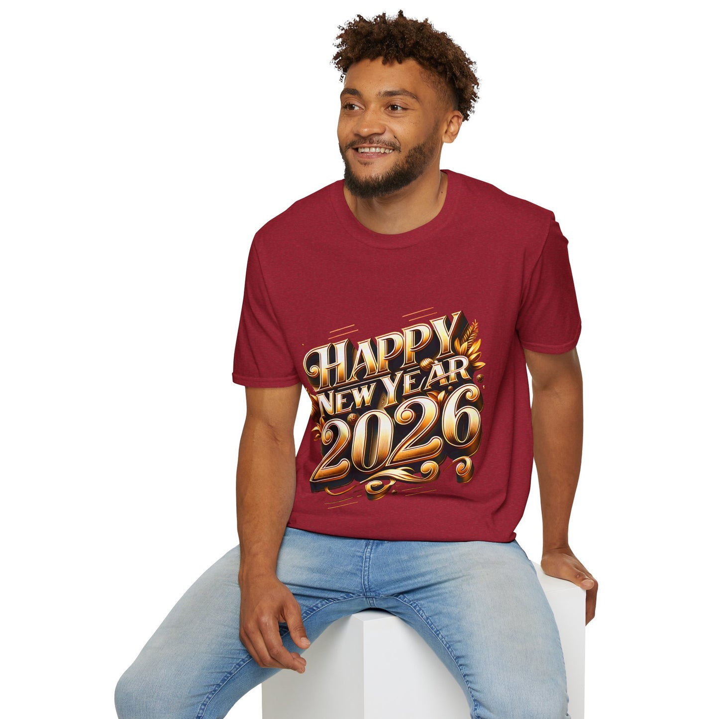Happy New Year 2026 Unisex Softstyle T-Shirt