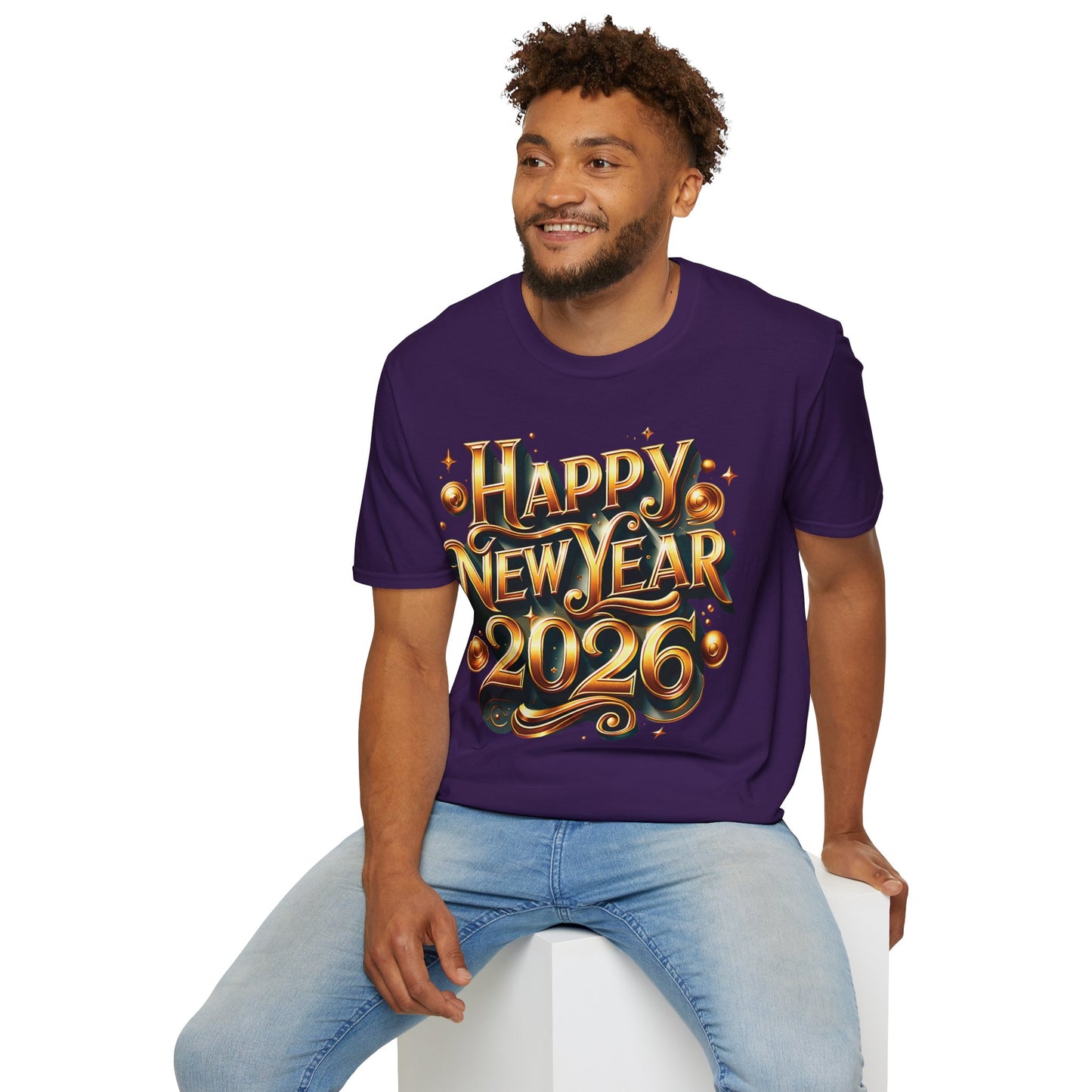 Happy New Year 2026 Unisex Softstyle T-Shirt