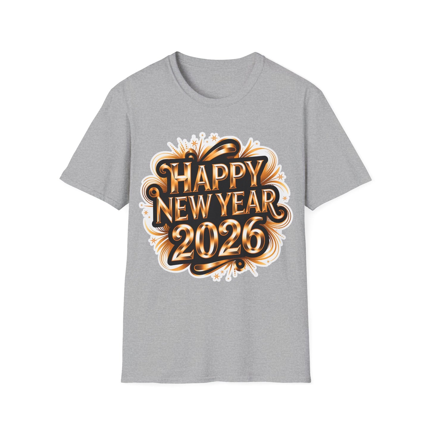 Happy New Year2026 Unisex Softstyle T-Shirt