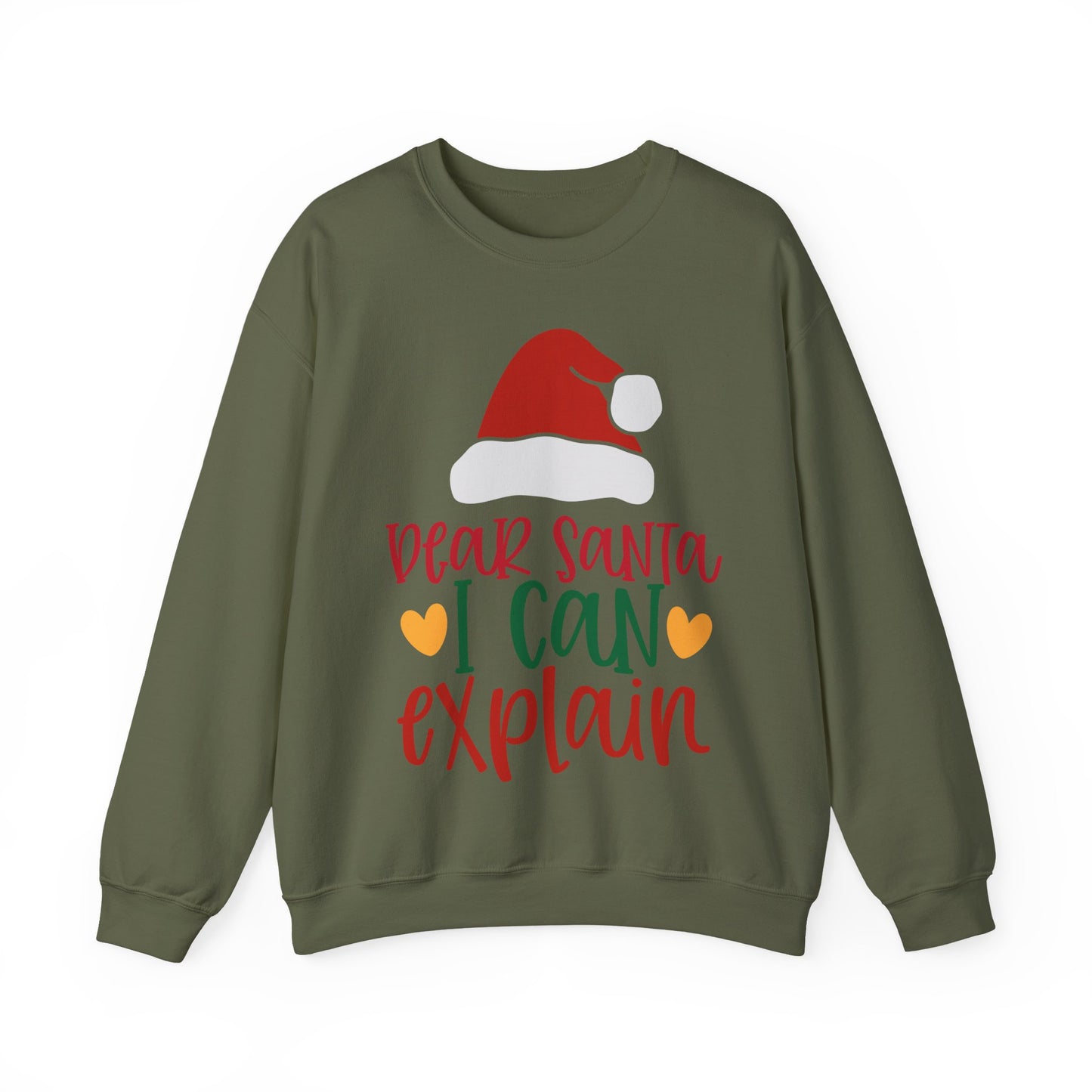 Dear Santa I Can Explain Christmas Sweatshirt