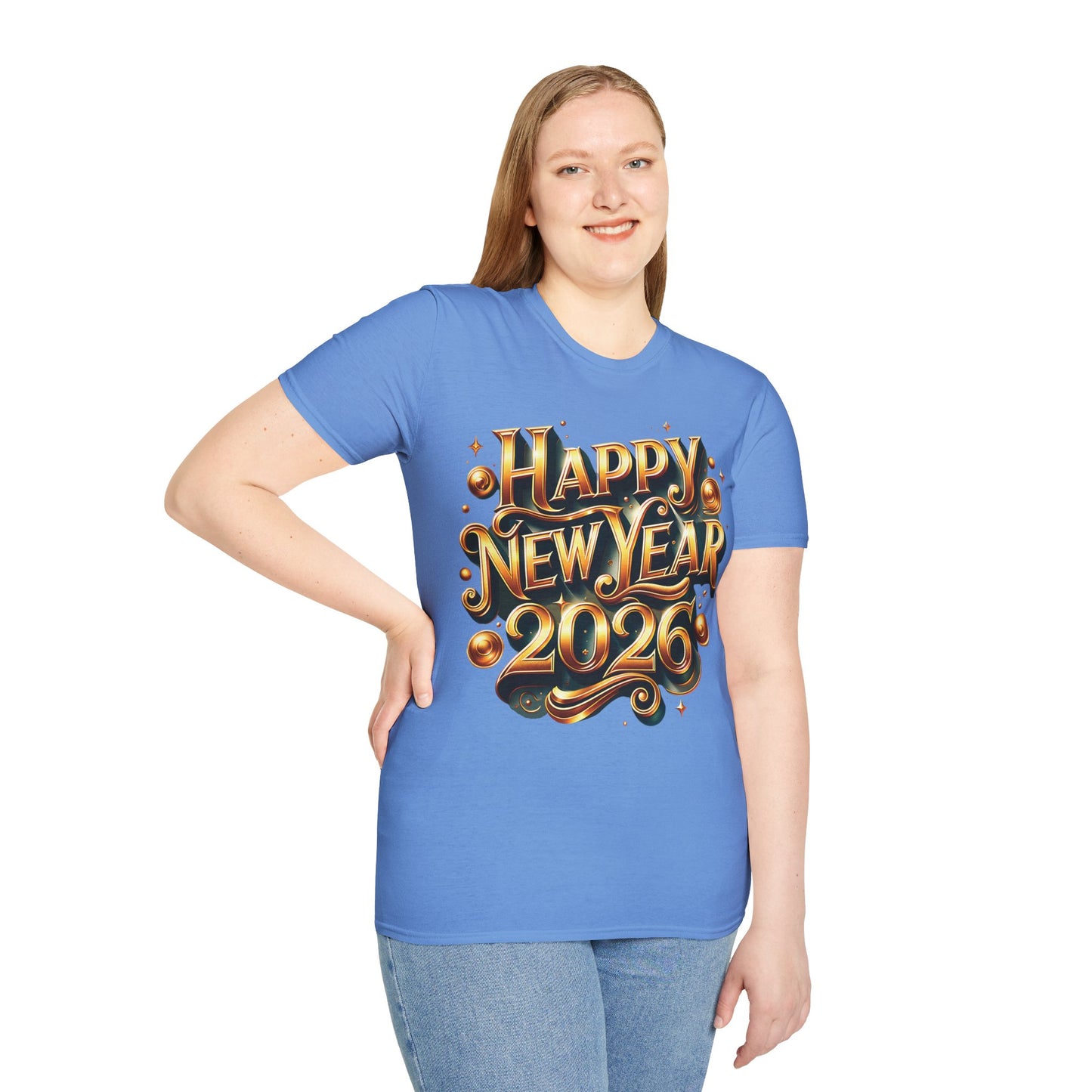 Happy New Year 2026 Unisex Softstyle T-Shirt