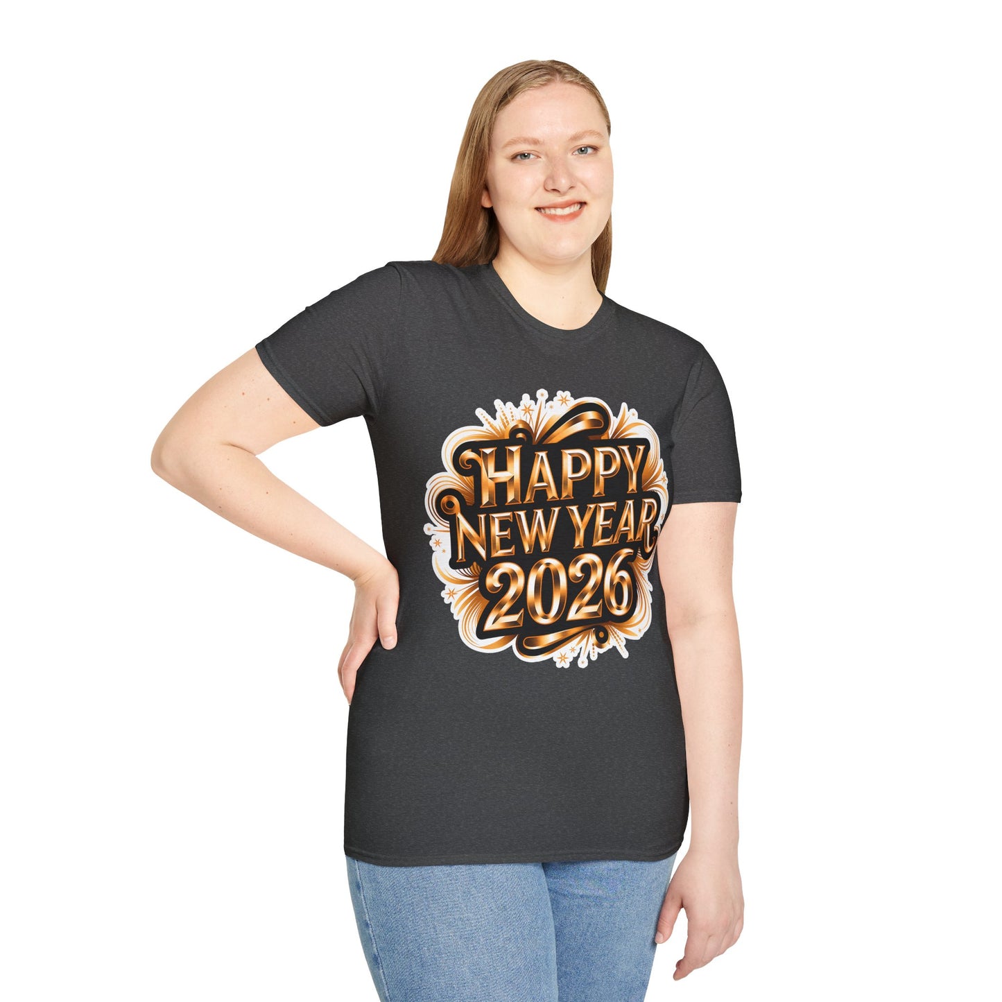 Happy New Year2026 Unisex Softstyle T-Shirt